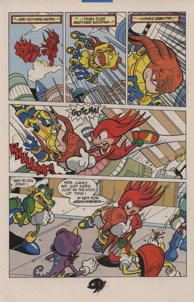 Read online Knuckles the Echidna comic -  Issue #9 - 25