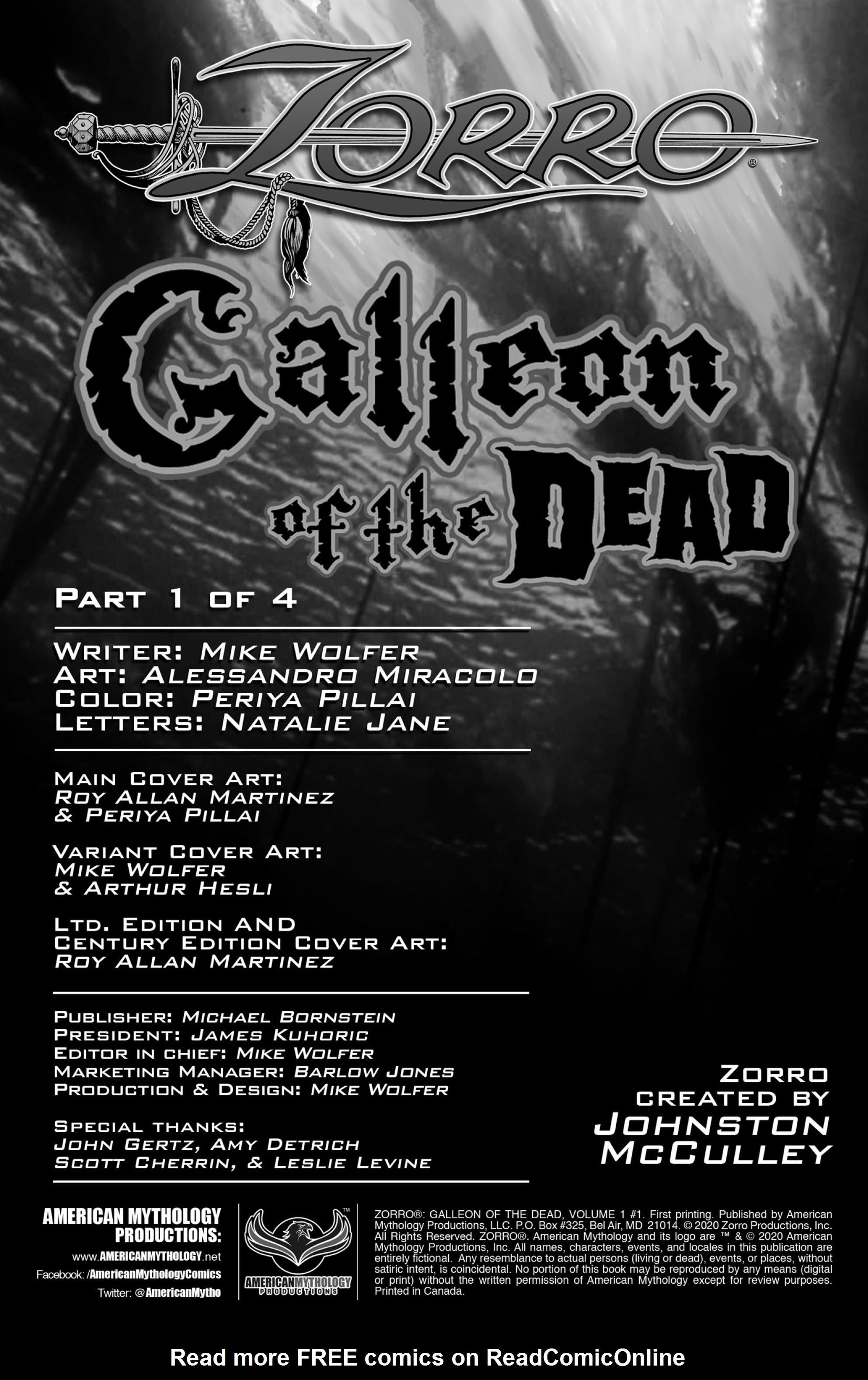 Read online Zorro: Galleon Of the Dead comic -  Issue #1 - 2