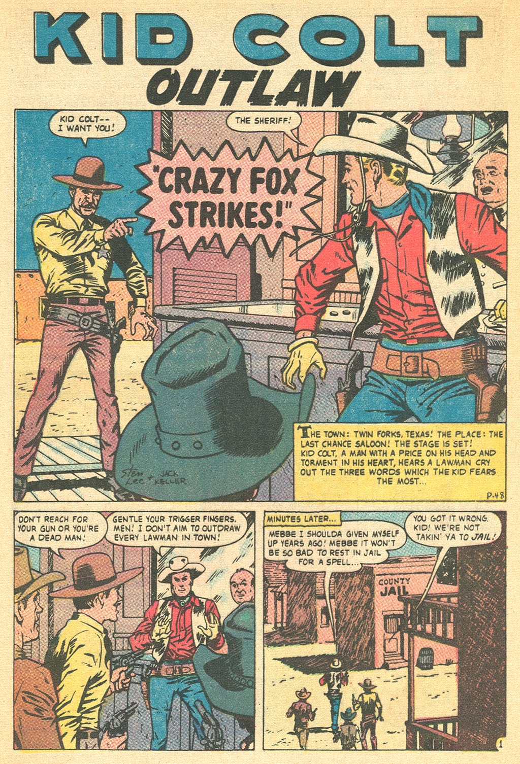 Read online Kid Colt Outlaw comic -  Issue #146 - 20