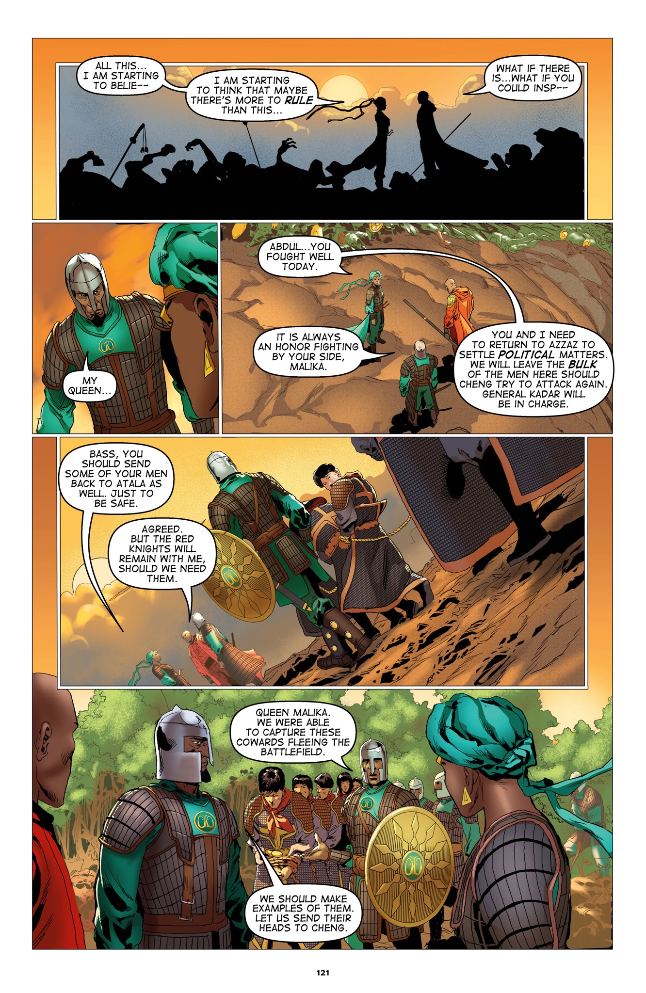 Read online Malika: Warrior Queen comic -  Issue # TPB 1 (Part 2) - 23