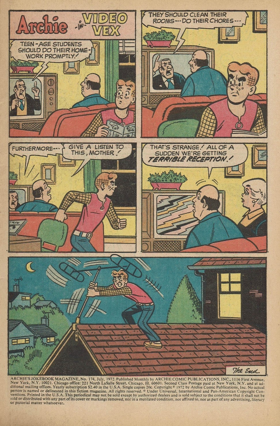 Read online Archie's Joke Book Magazine comic -  Issue #174 - 3