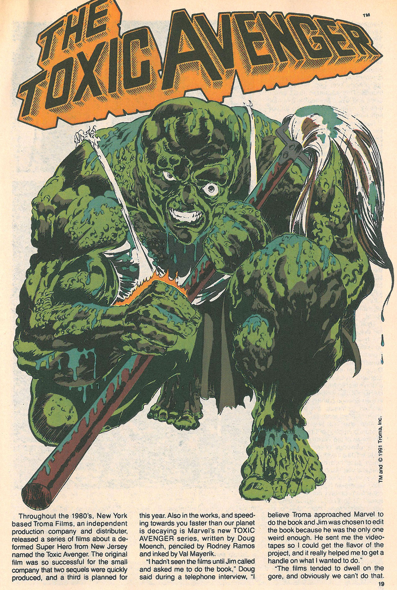 Read online Marvel Age comic -  Issue #98 - 20