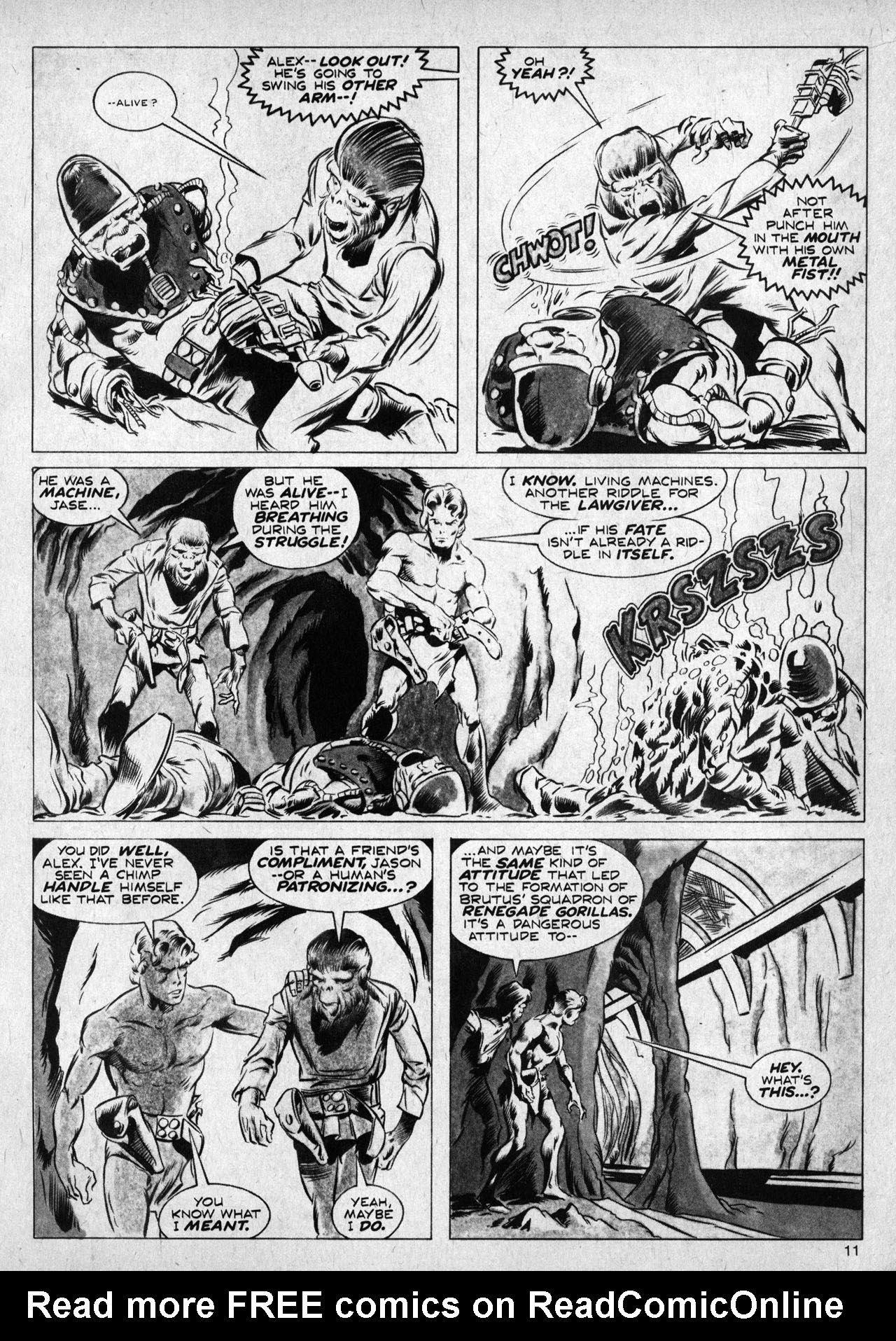 Read online Planet of the Apes comic -  Issue #3 - 11