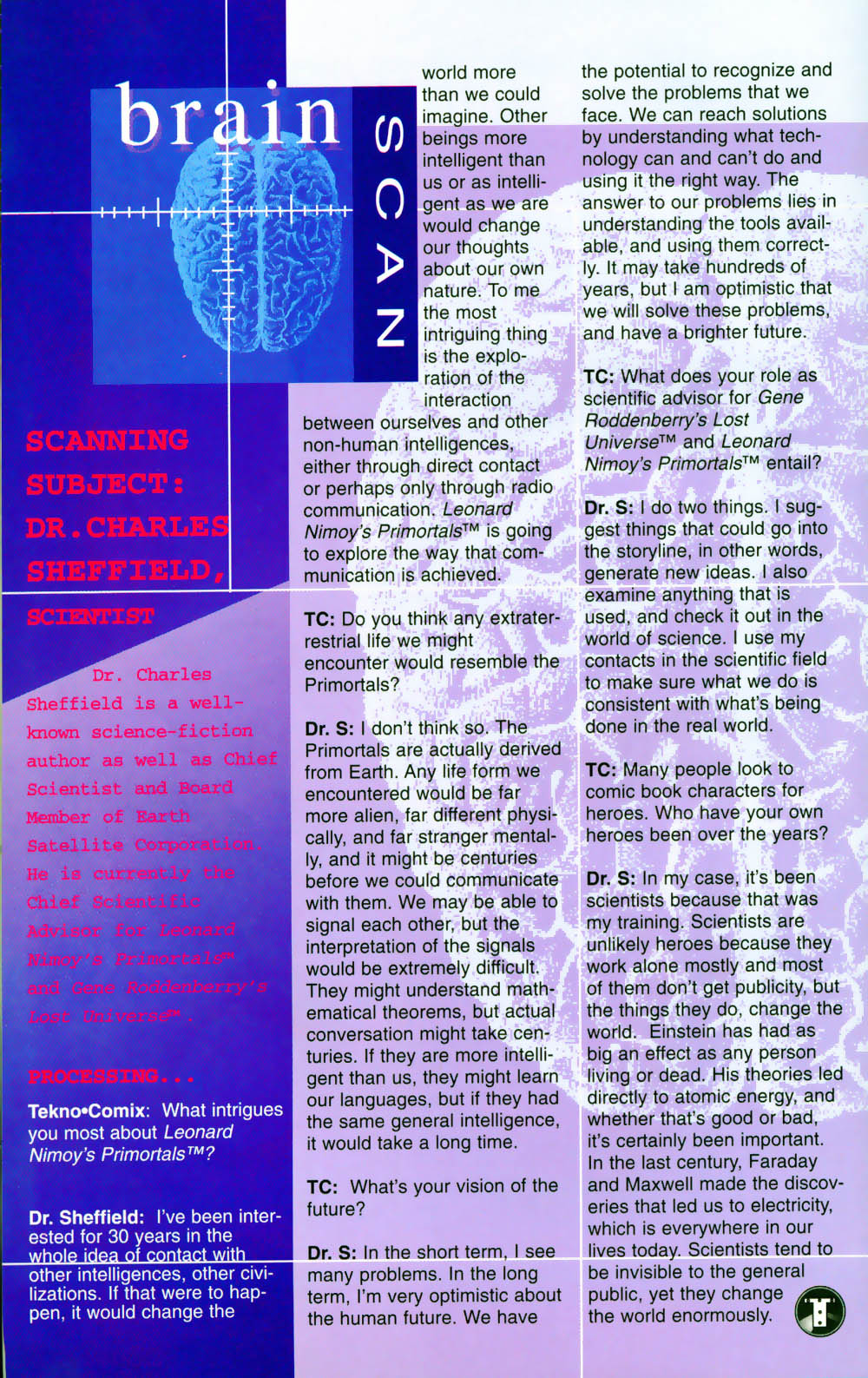 Read online Leonard Nimoy's Primortals (1995) comic -  Issue #2 - 27