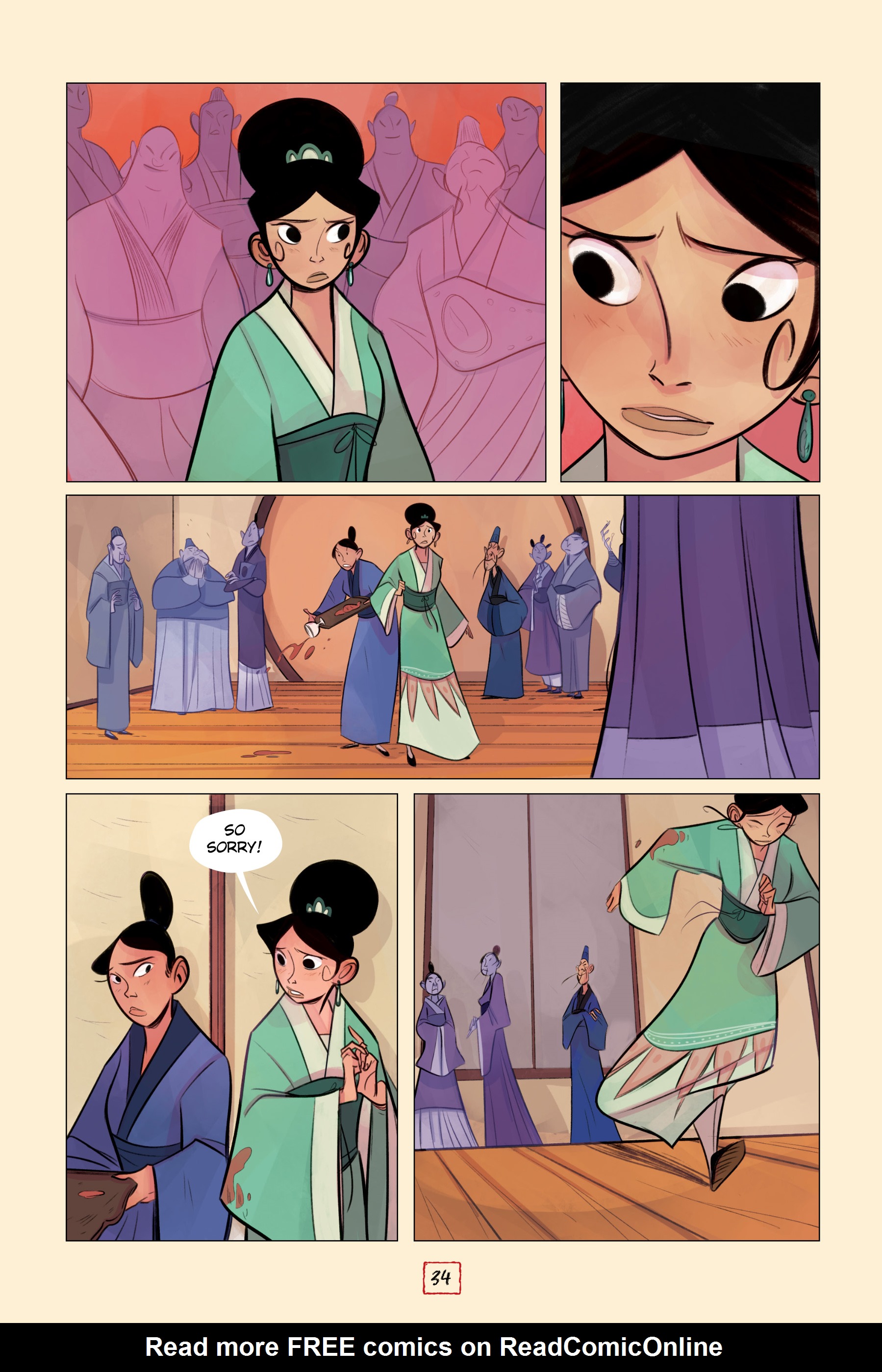 Read online Disney Mulan's Adventure Journal: The Palace of Secrets comic -  Issue # TPB - 35