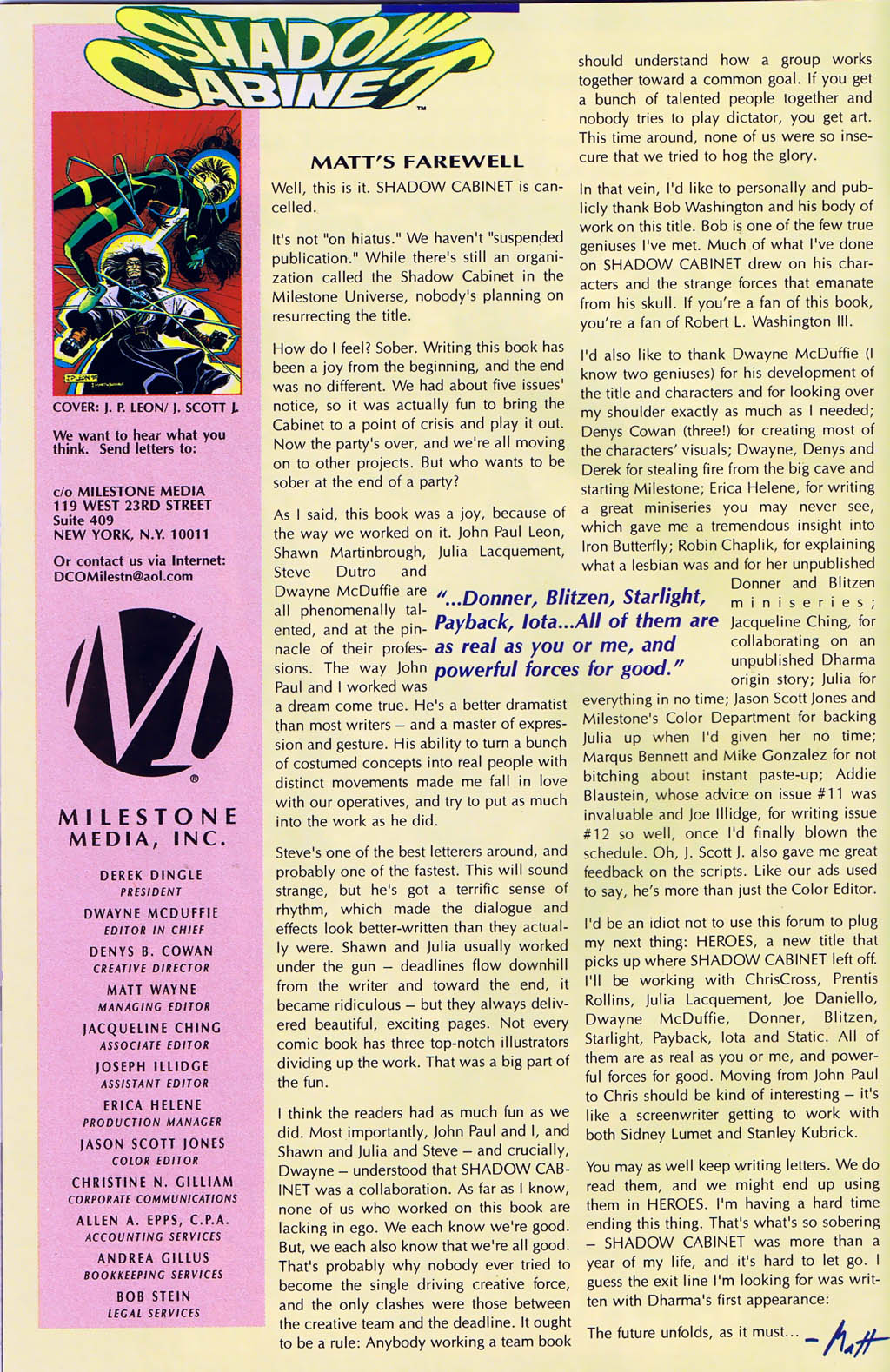 Read online Shadow Cabinet comic -  Issue #17 - 24