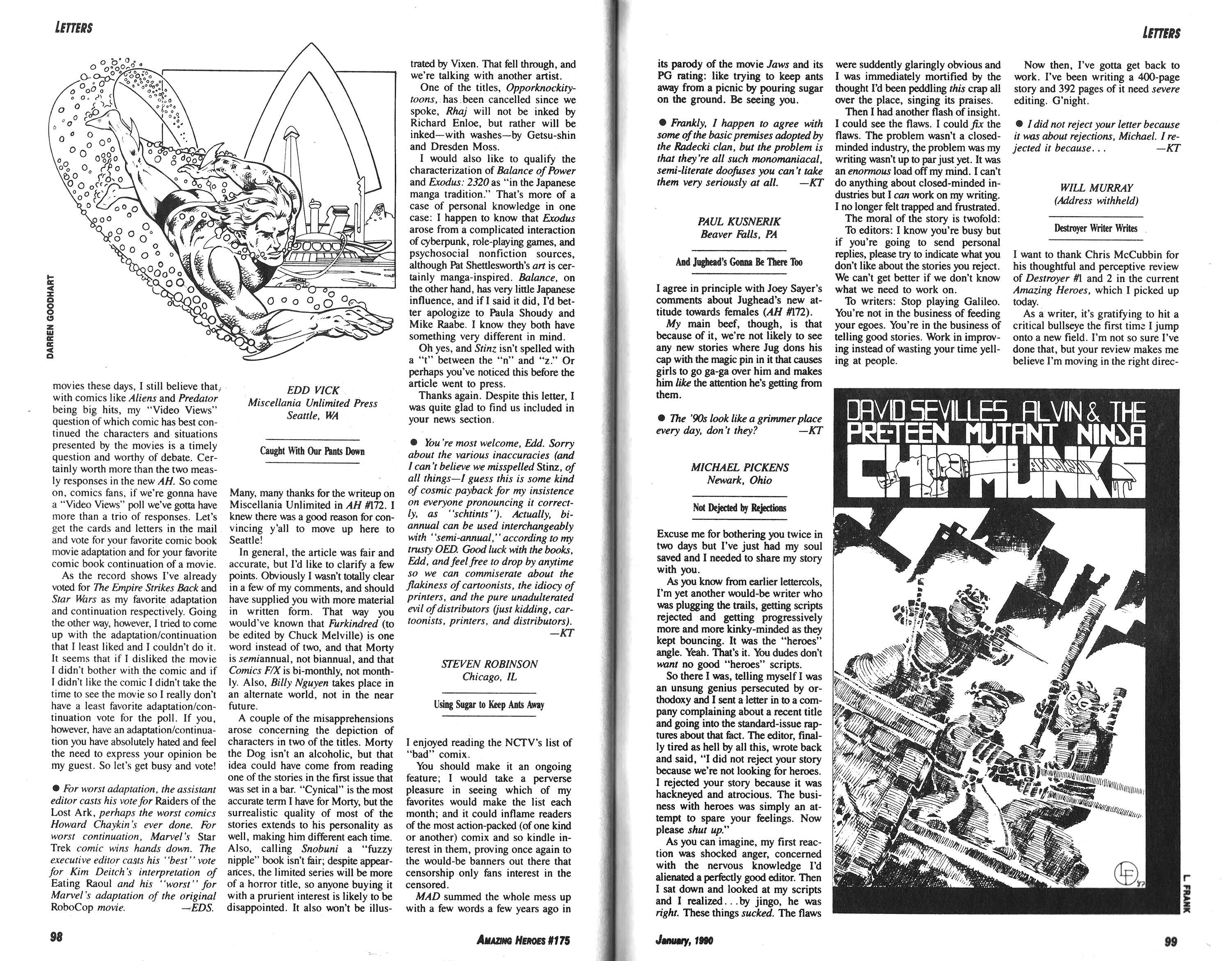 Read online Amazing Heroes comic -  Issue #175 - 50