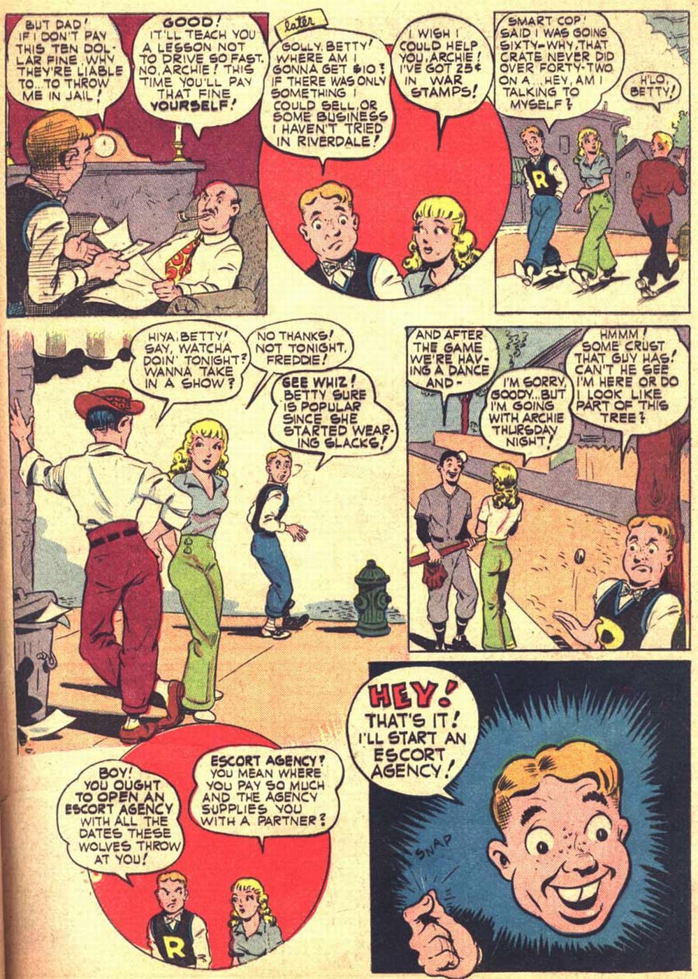 Read online Pep Comics comic -  Issue #30 - 55