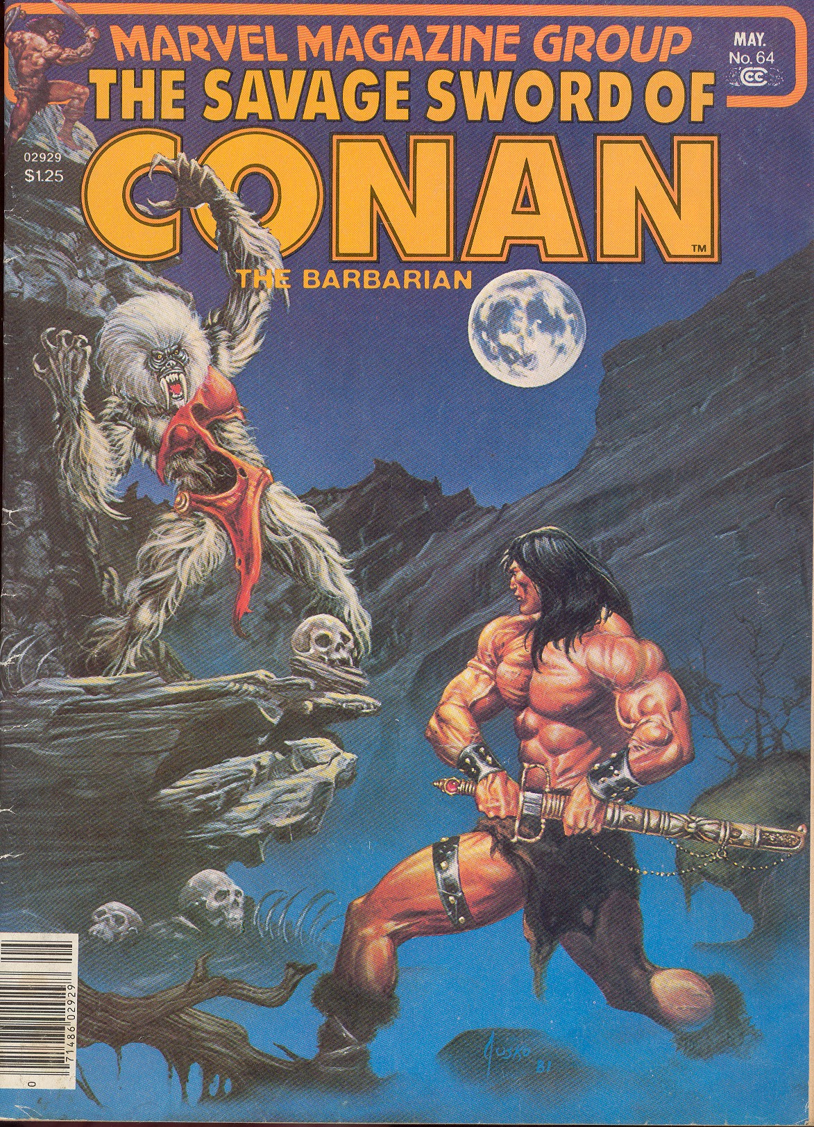 Read online The Savage Sword Of Conan comic -  Issue #64 - 1