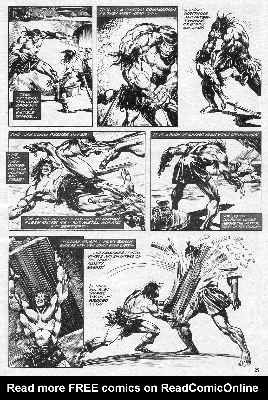 Read online The Savage Sword Of Conan comic -  Issue #15 - 29