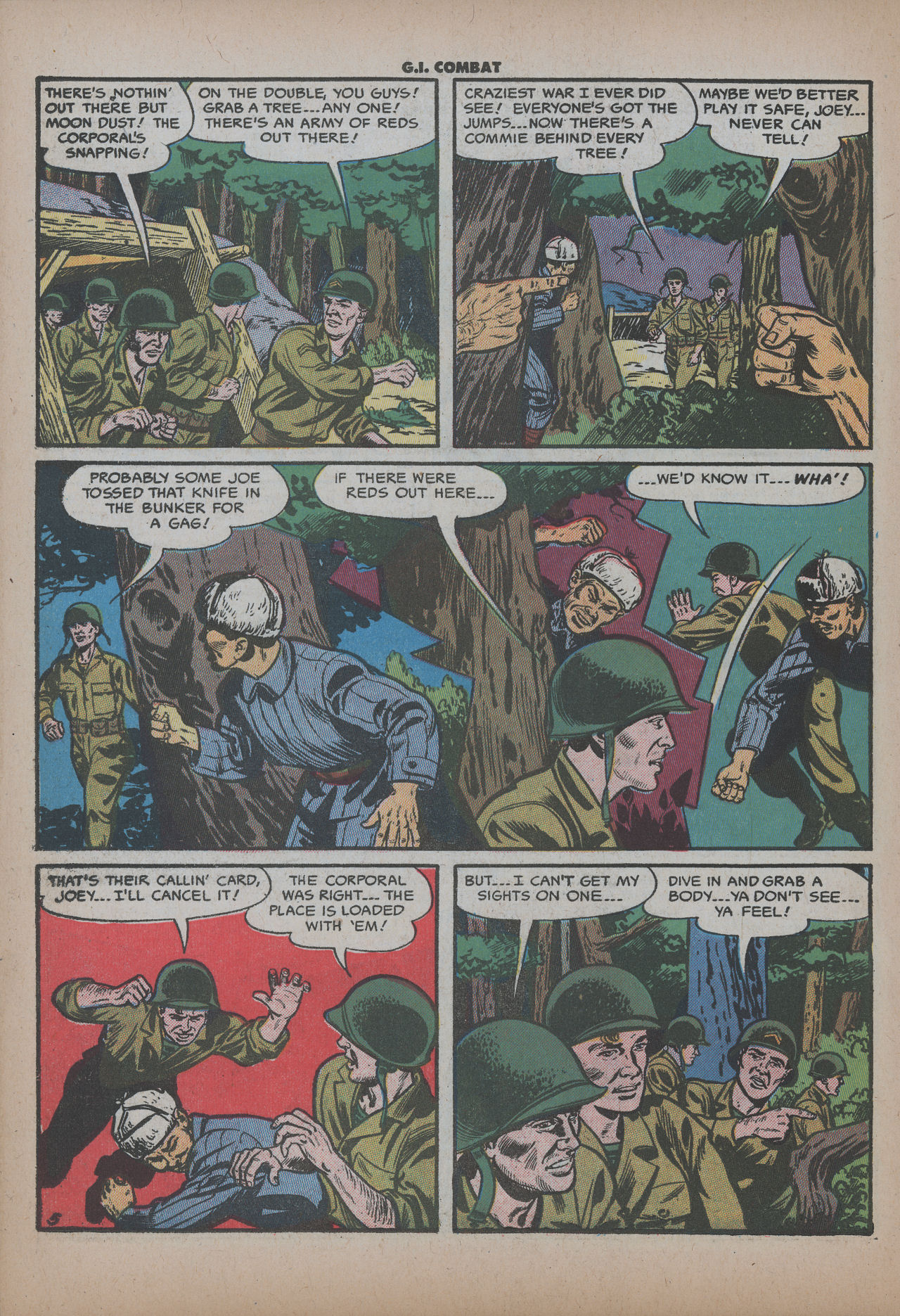 Read online G.I. Combat (1952) comic -  Issue #37 - 22