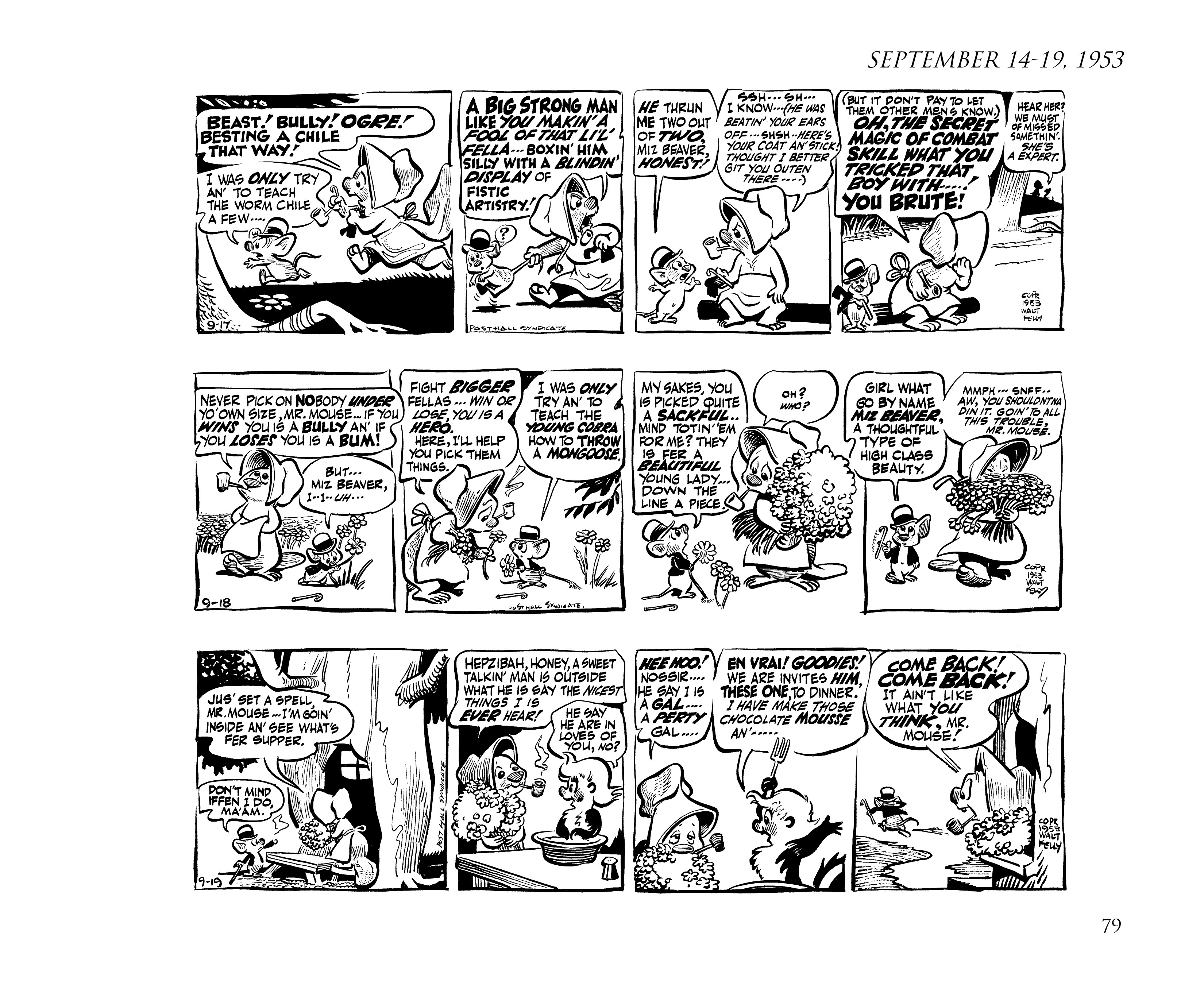 Read online Pogo by Walt Kelly: The Complete Syndicated Comic Strips comic -  Issue # TPB 3 (Part 1) - 91