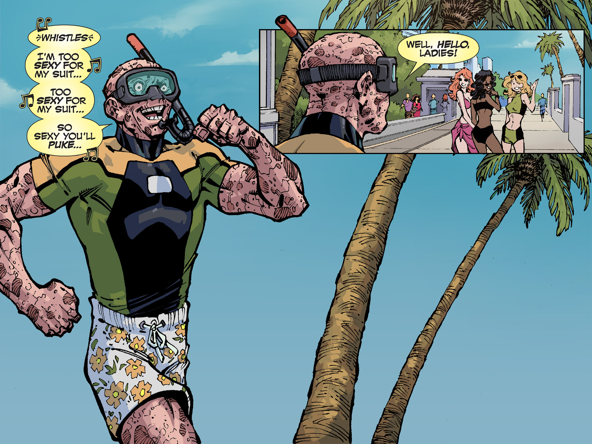 Read online Deadpool: Too Soon? Infinite Comic comic -  Issue #3 - 56