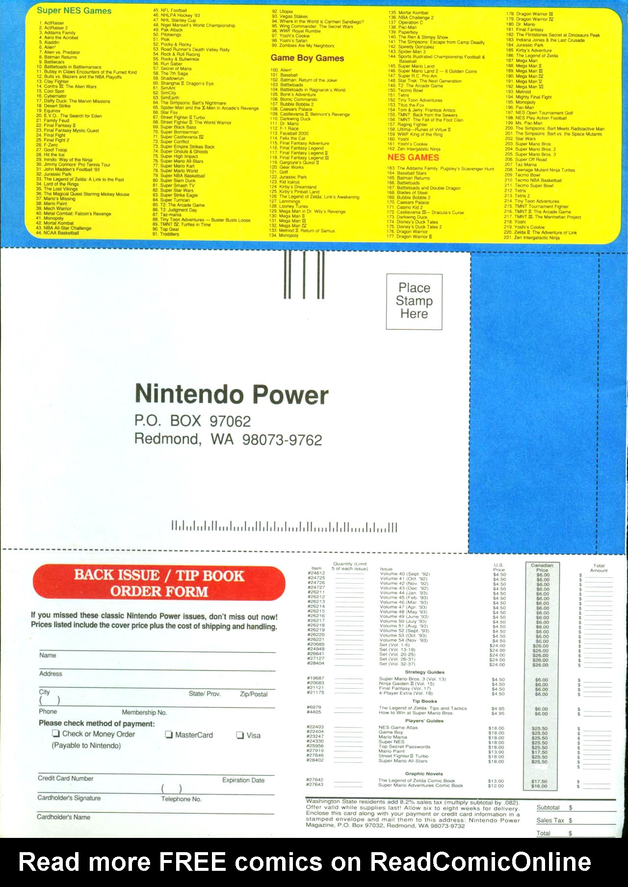 Read online Nintendo Power comic -  Issue #55 - 109