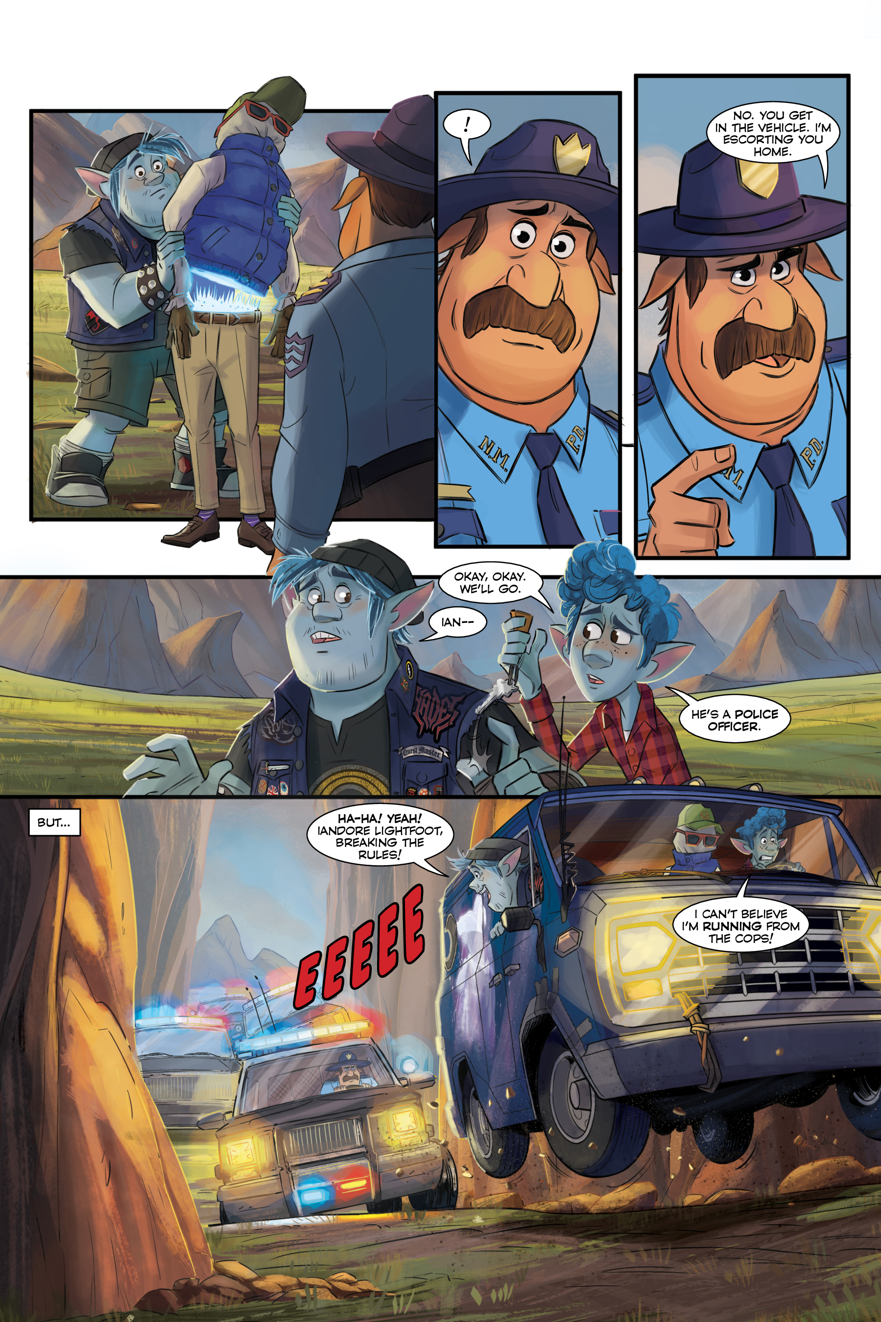 Read online Onward: The Story of the Movie in Comics comic -  Issue # TPB - 44
