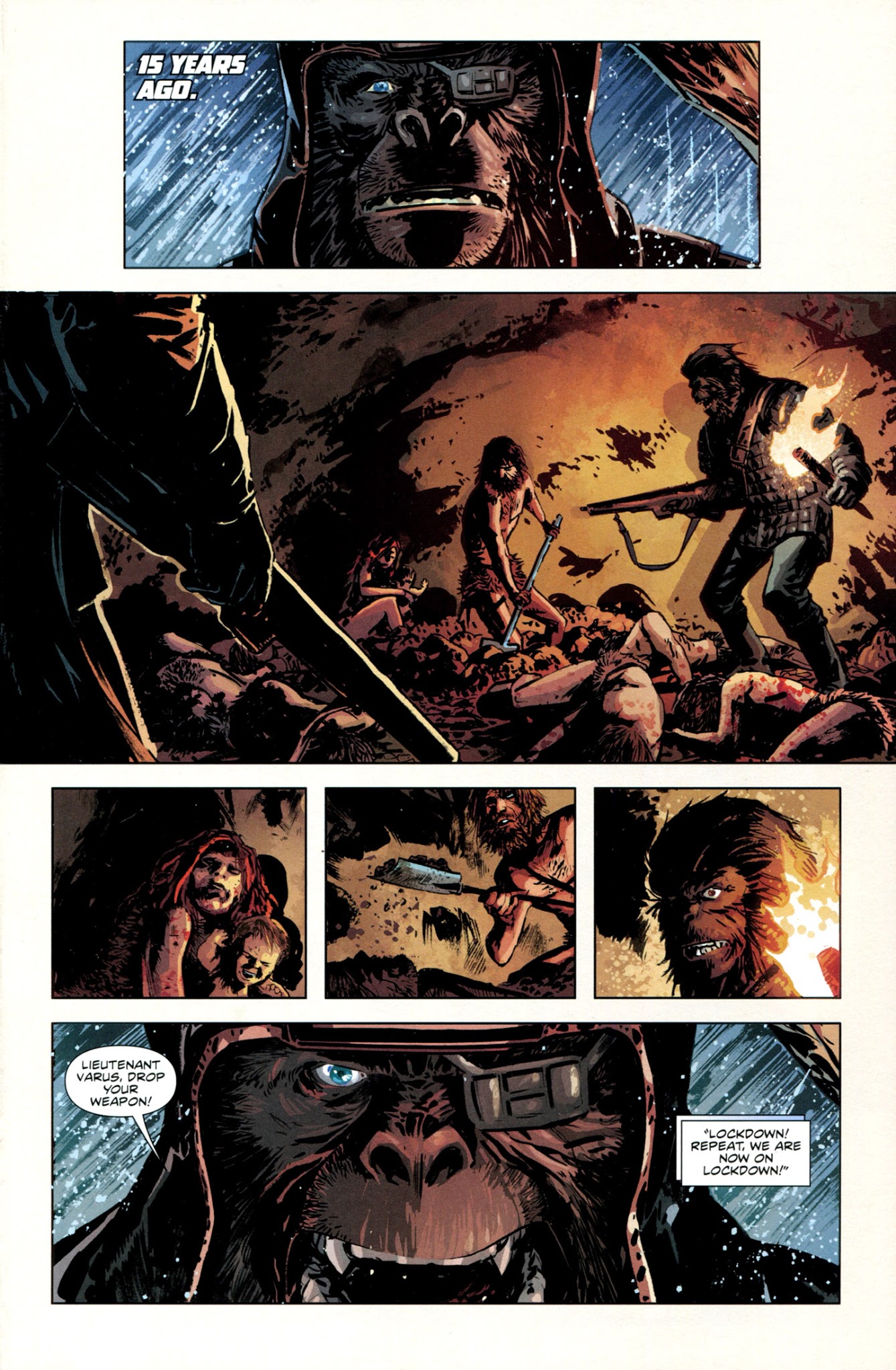Read online Betrayal of the Planet of the Apes comic -  Issue #3 - 3