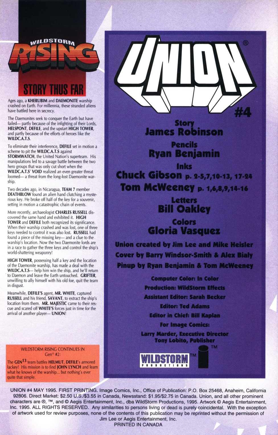 Read online Union (1995) comic -  Issue #4 - 3