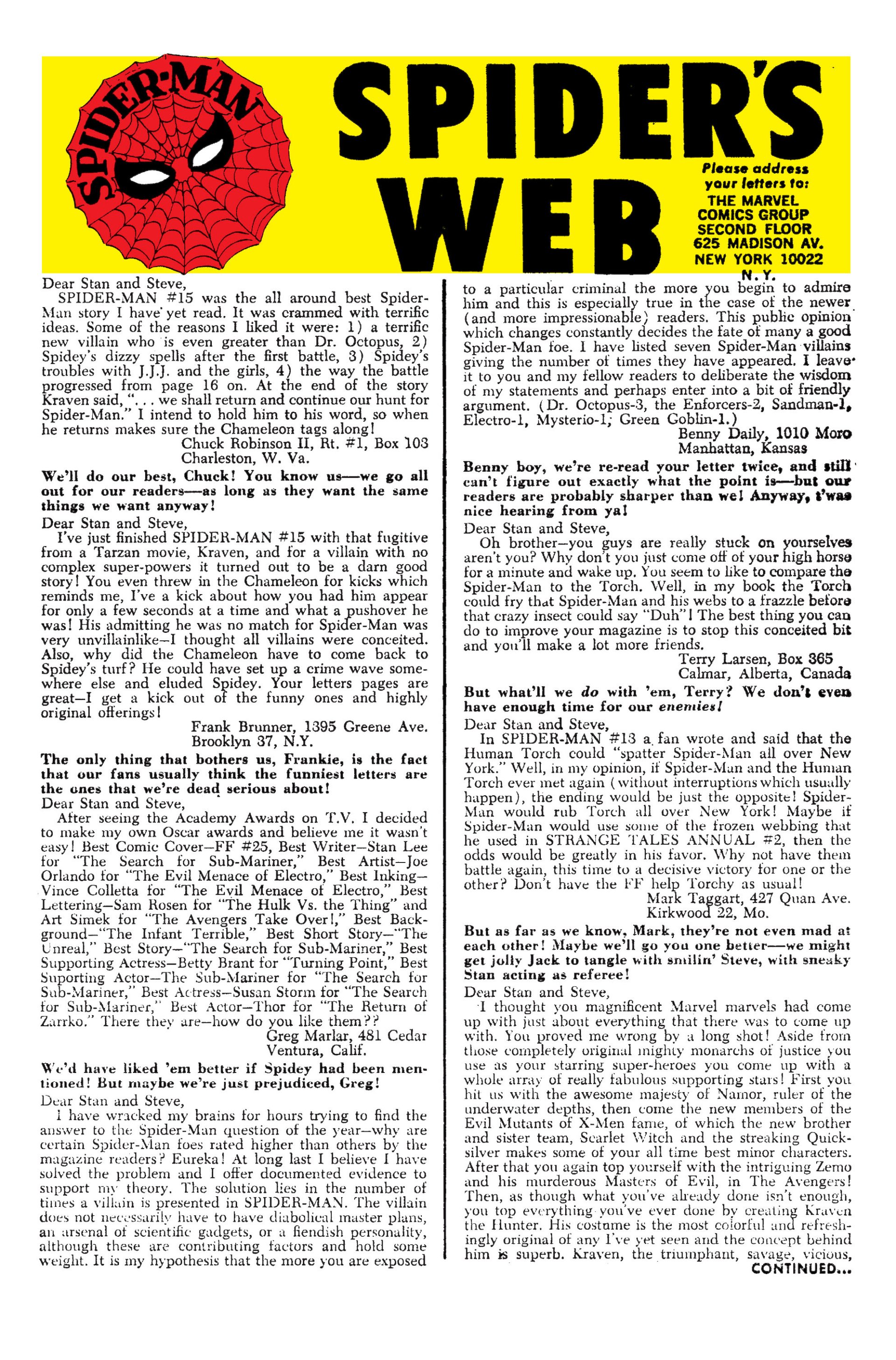Read online The Amazing Spider-Man (1963) comic -  Issue #18 - 24