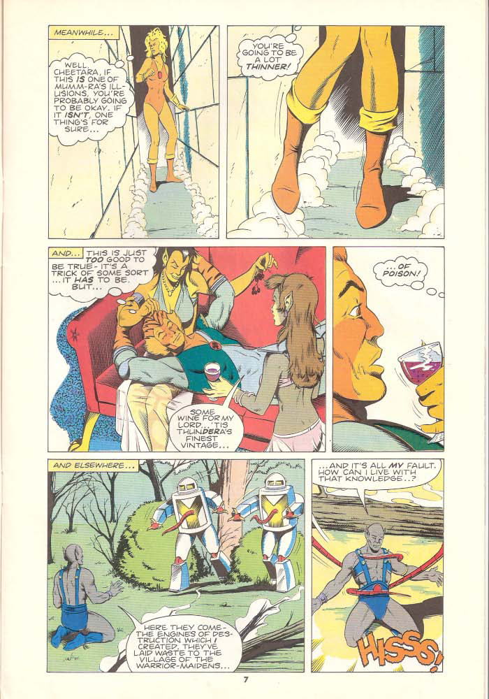 Read online ThunderCats (1987) comic -  Issue #18 - 7