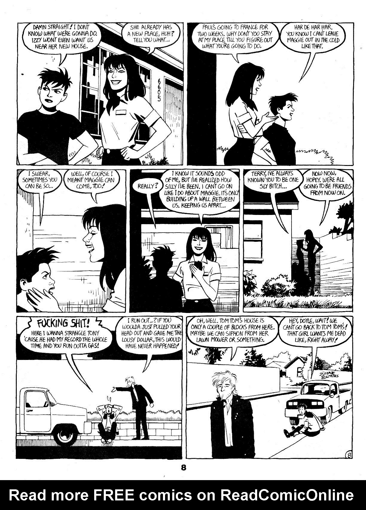 Read online Love and Rockets (1982) comic -  Issue #17 - 10