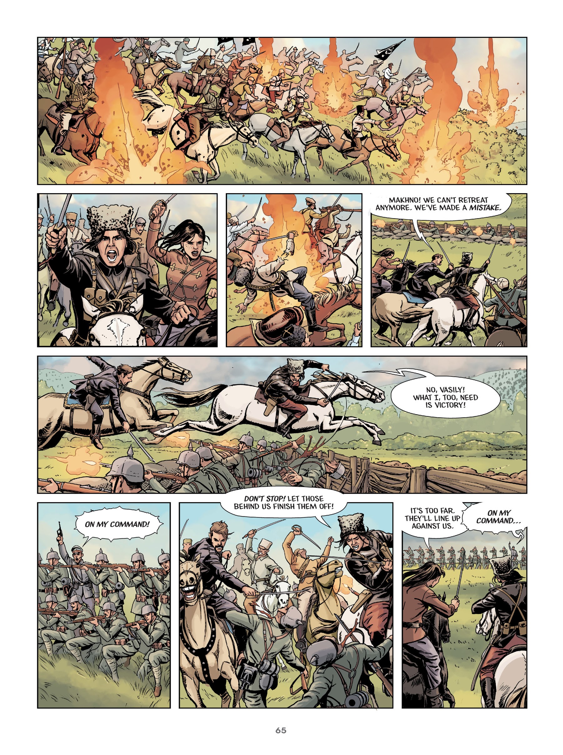 Read online Makhno: Ukrainian Freedom Fighter comic -  Issue # TPB - 66
