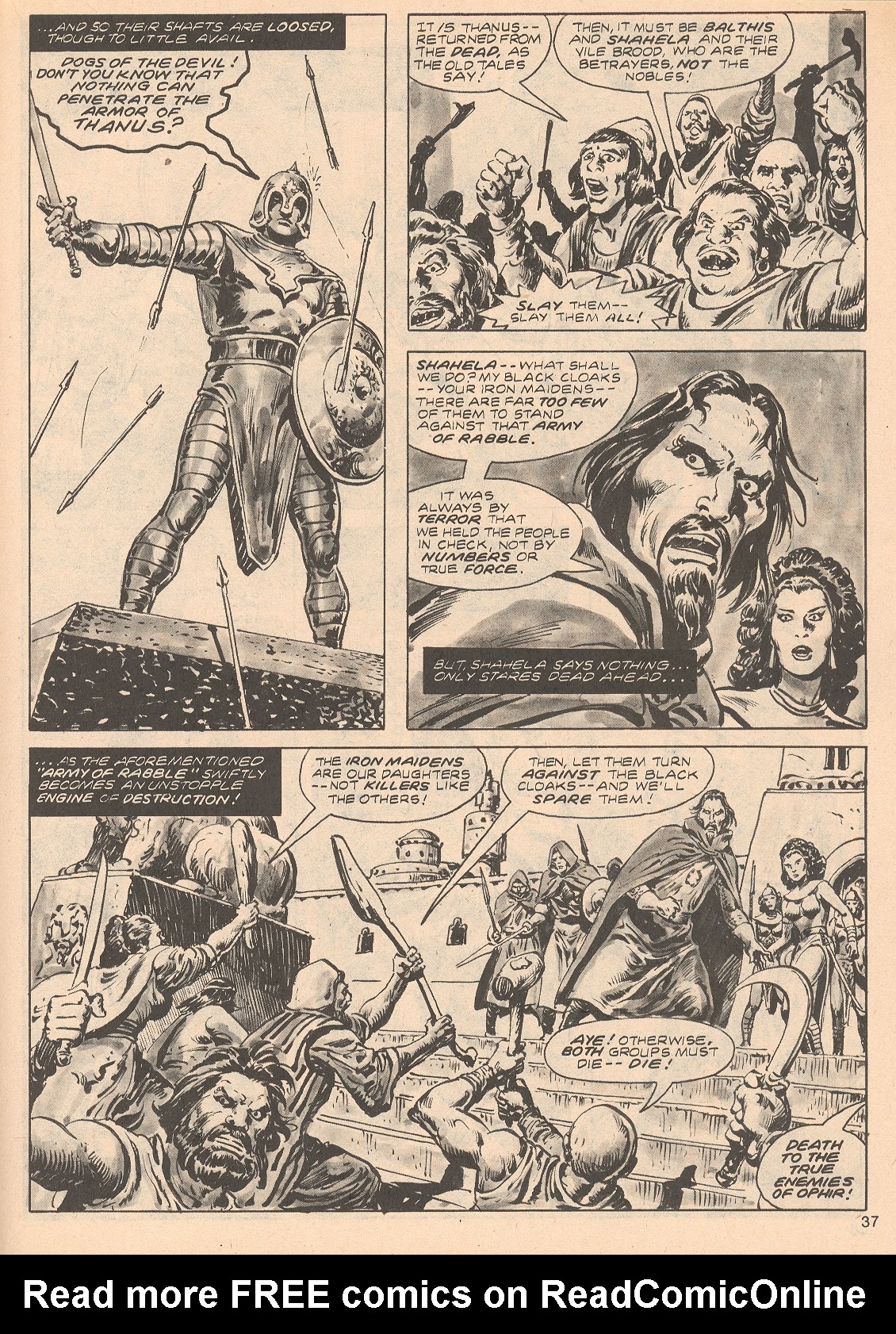 Read online The Savage Sword Of Conan comic -  Issue #68 - 37