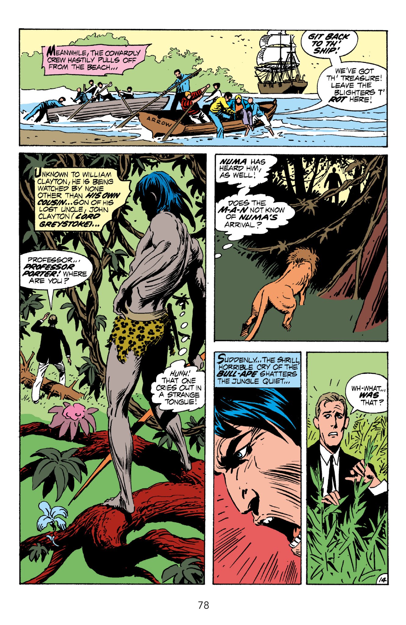 Read online Edgar Rice Burroughs' Tarzan The Joe Kubert Years comic -  Issue # TPB 1 (Part 1) - 78