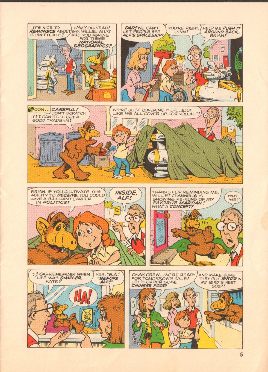 Read online Alf (1988) comic -  Issue #1 - 5