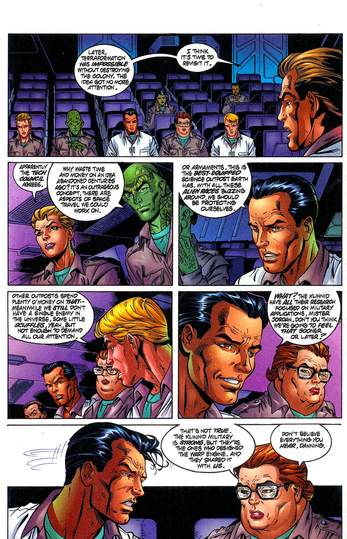 Read online Titan A.E. comic -  Issue #1 - 4