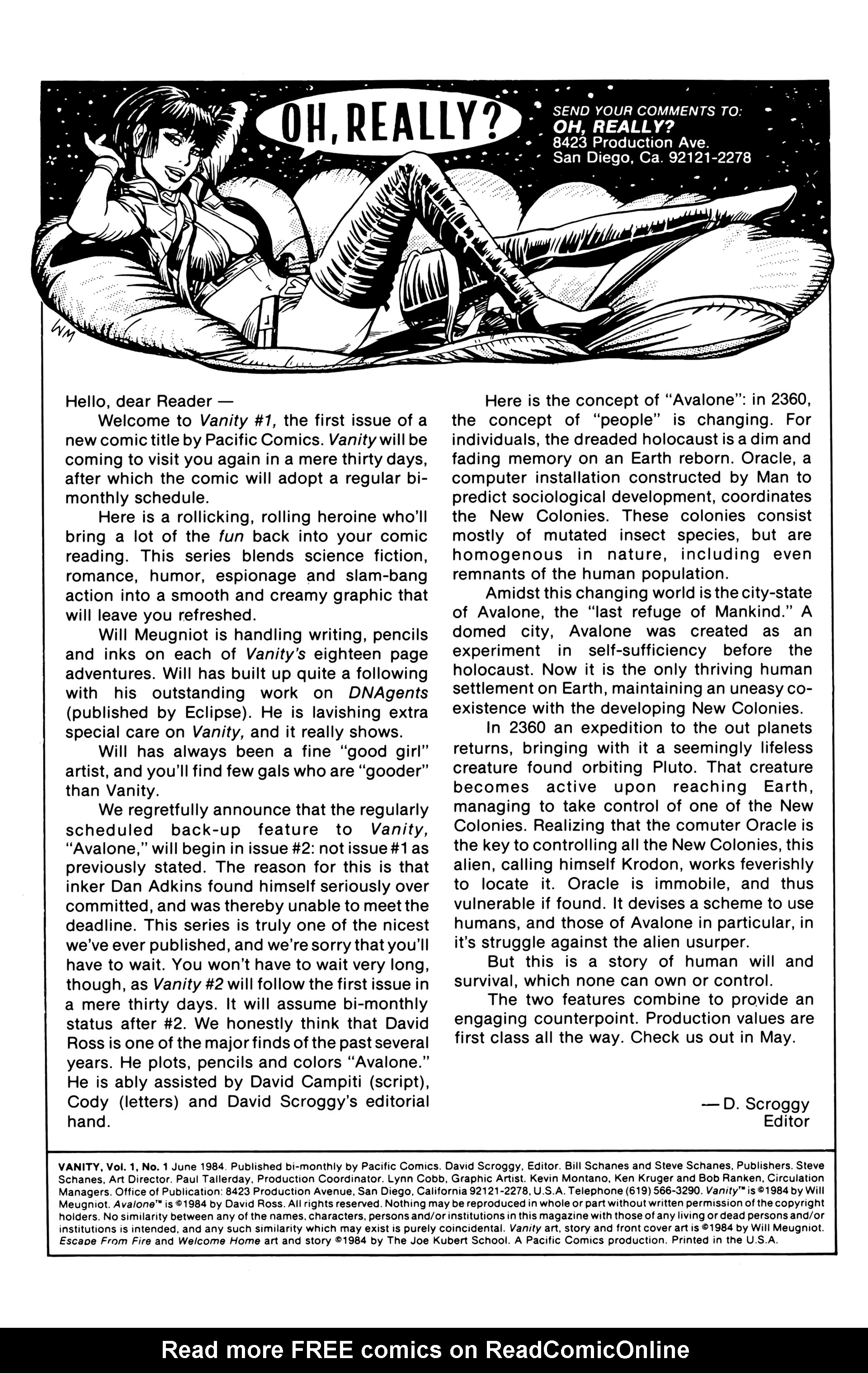 Read online Vanity comic -  Issue #1 - 2