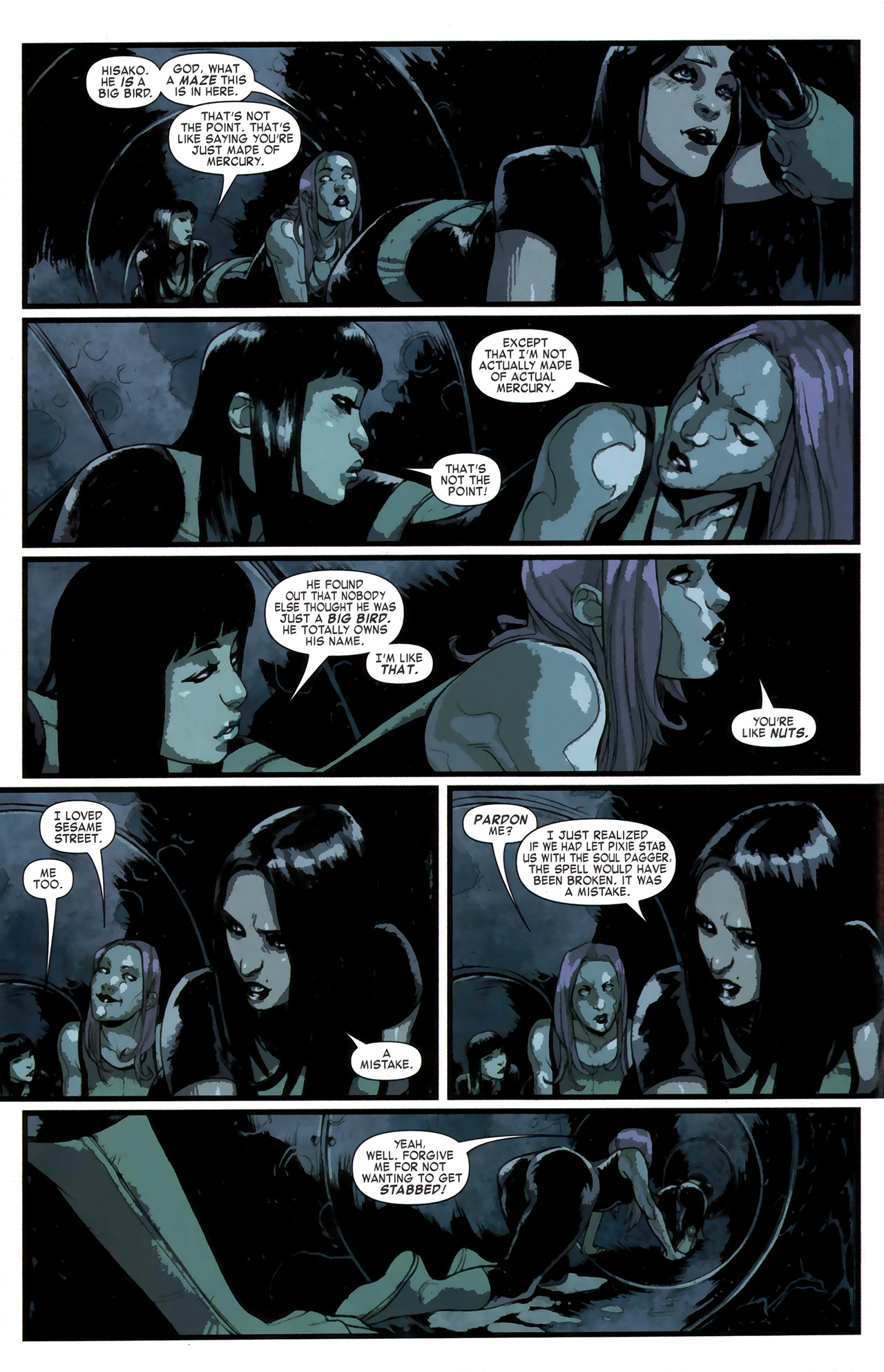 Read online X-Men: Pixie Strikes Back comic -  Issue #4 - 9
