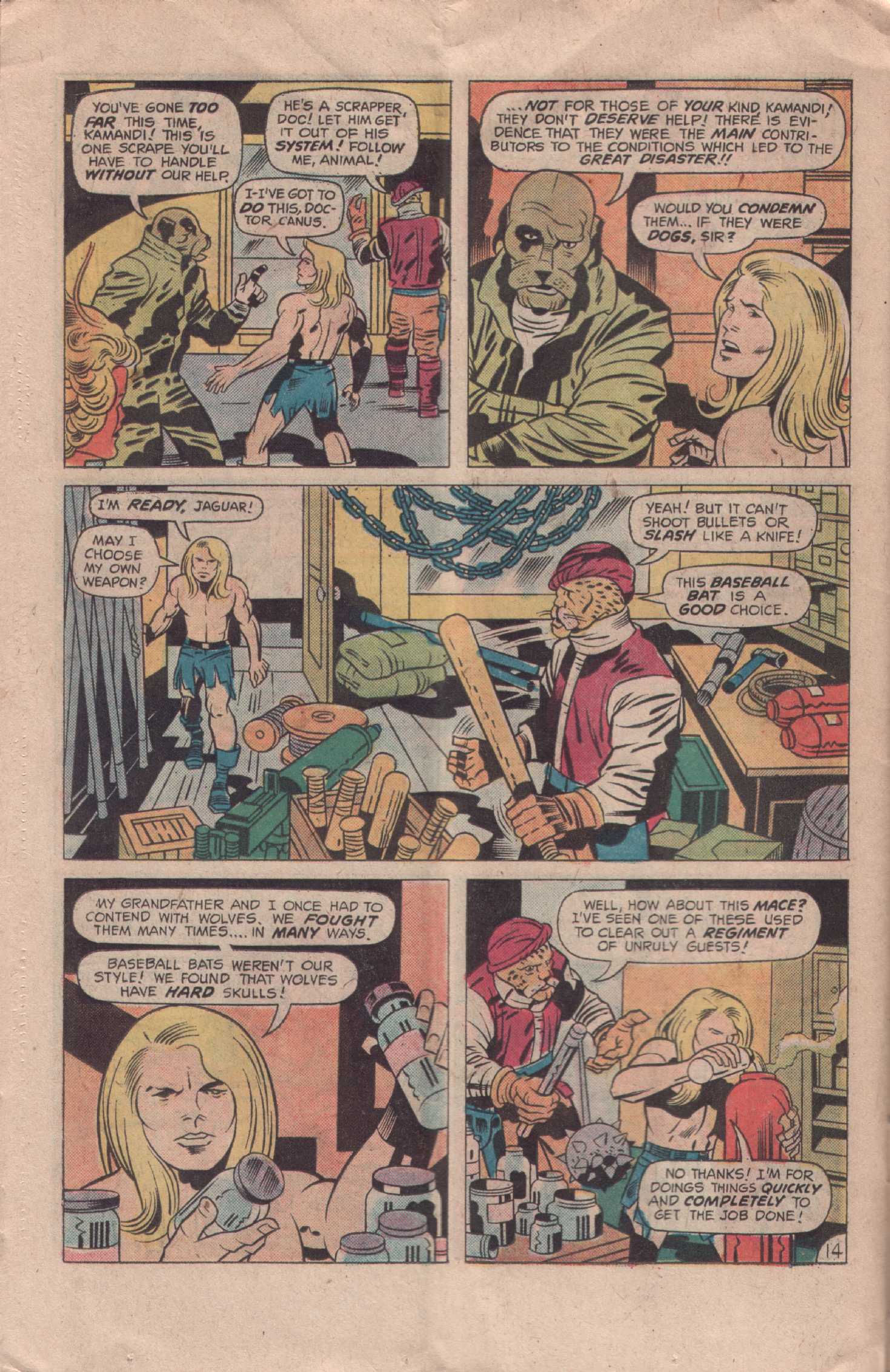 Read online Kamandi, The Last Boy On Earth comic -  Issue #36 - 15