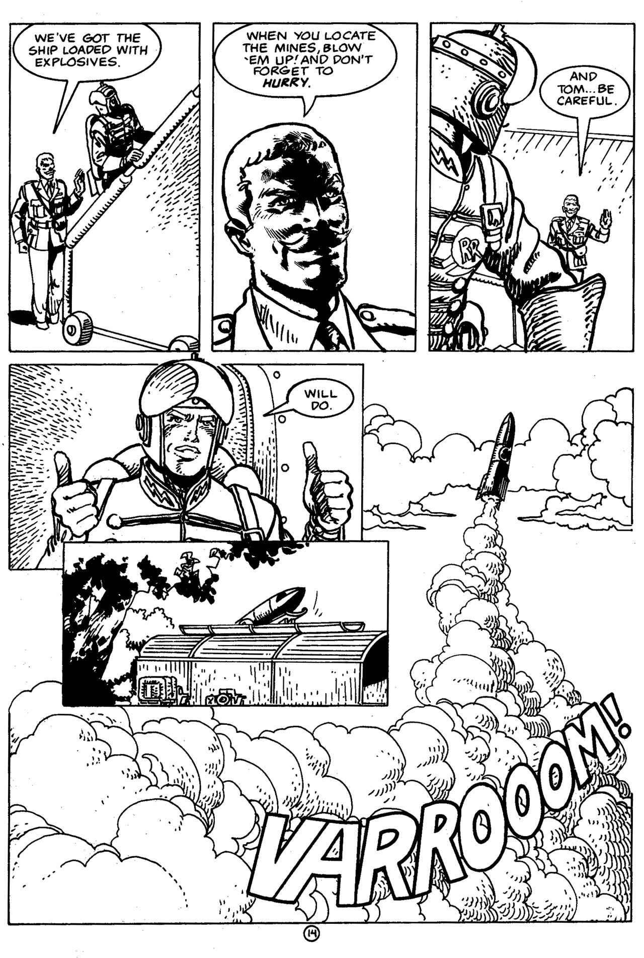 Read online Rocket Ranger comic -  Issue #5 - 16
