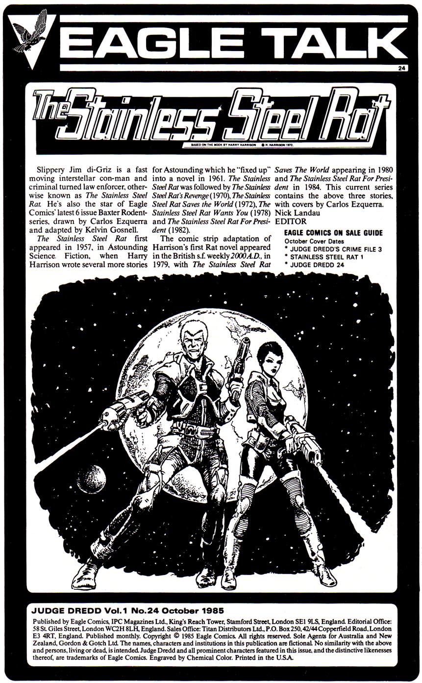 Read online Judge Dredd (1983) comic -  Issue #24 - 2