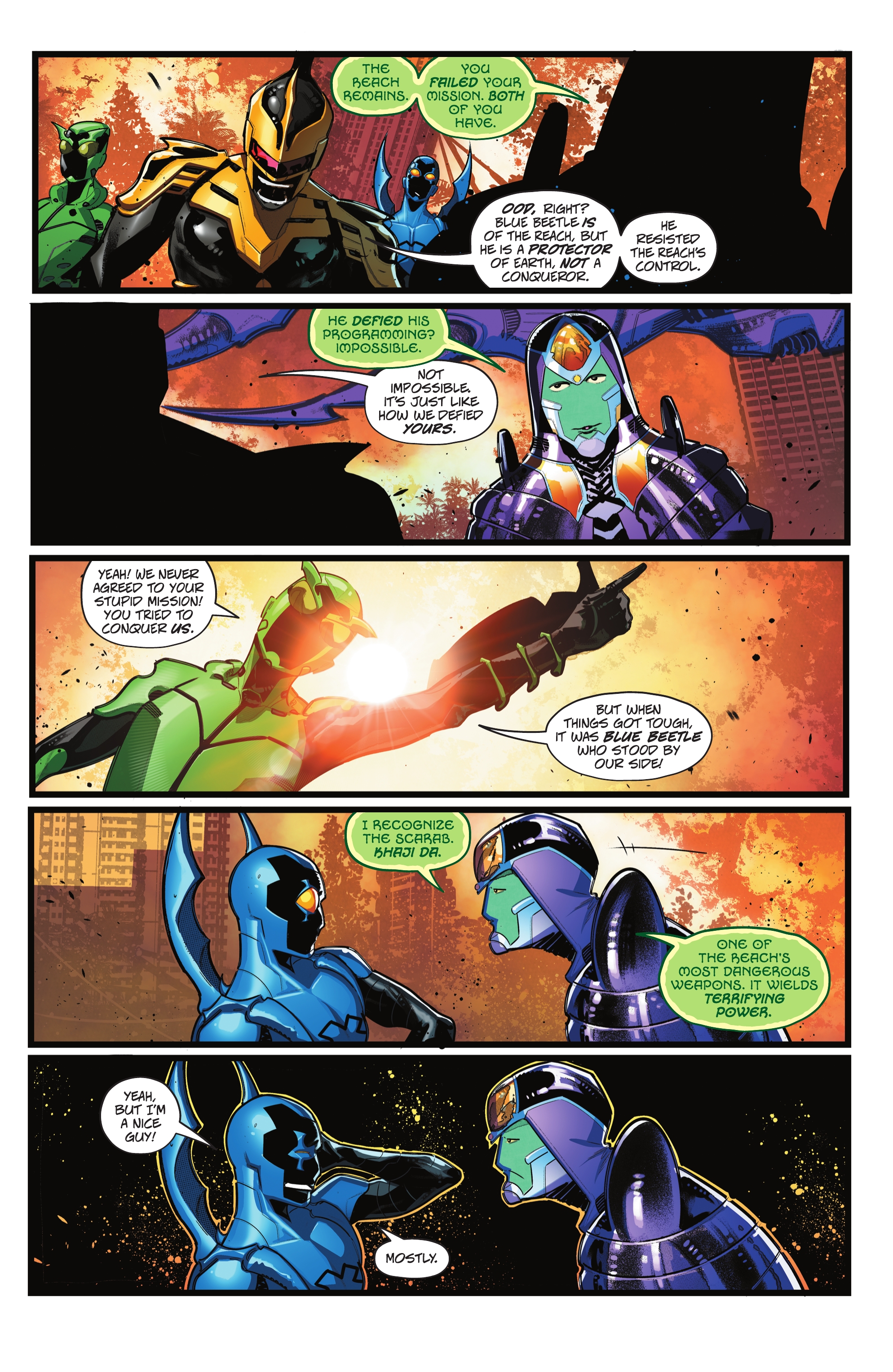 Read online Blue Beetle: Graduation Day comic -  Issue #6 - 15