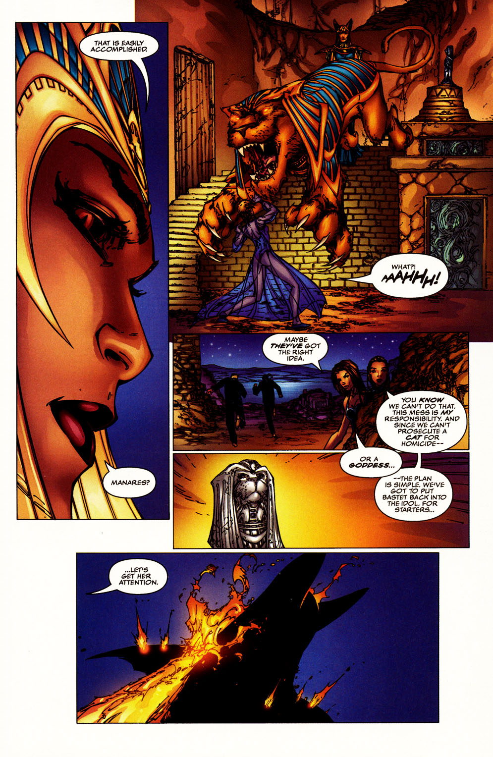 Read online Witchblade/Tomb Raider comic -  Issue #1 - 17
