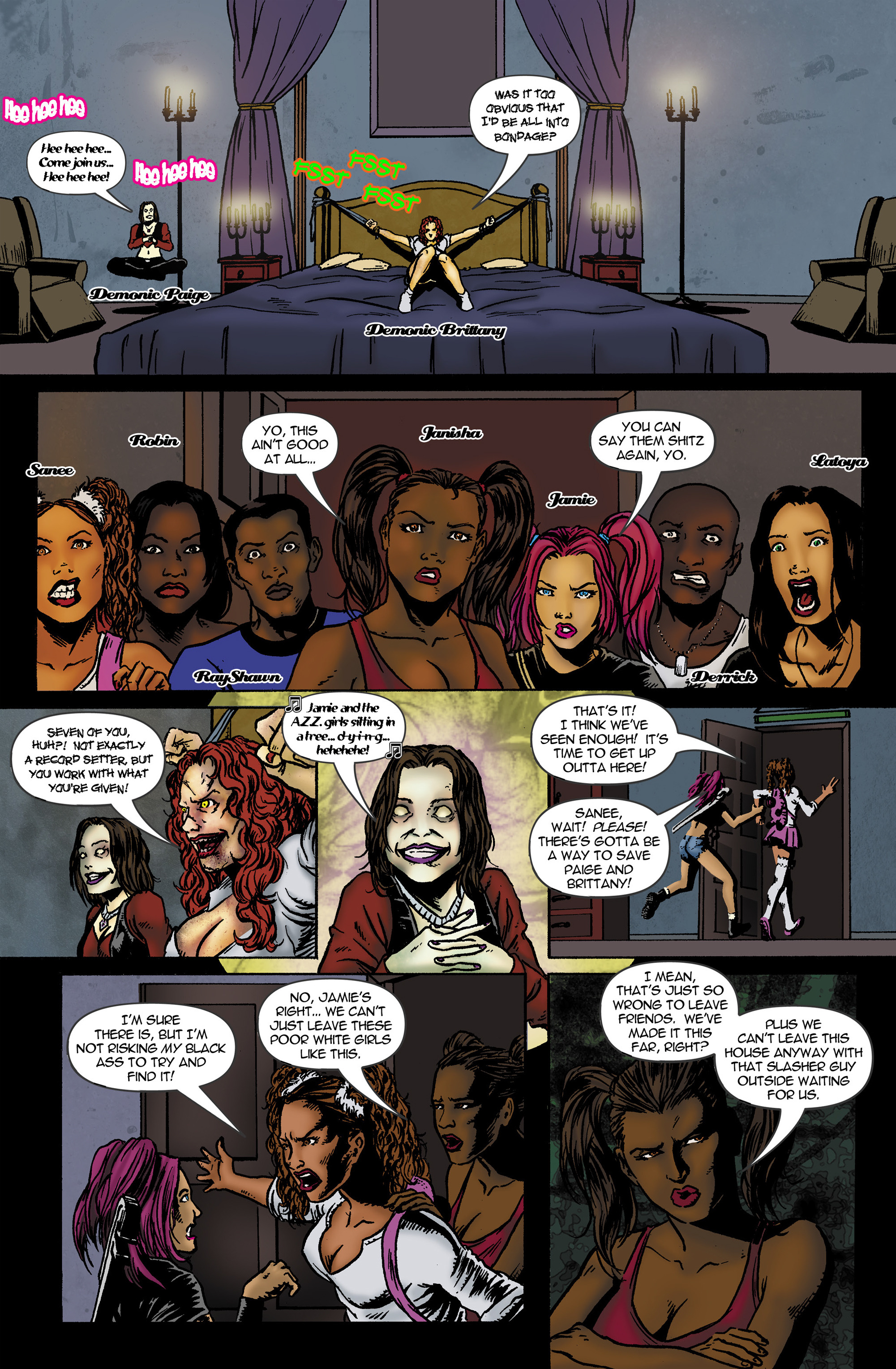 Read online Chaos Campus: Sorority Girls Vs. Zombies comic -  Issue #6 - 3