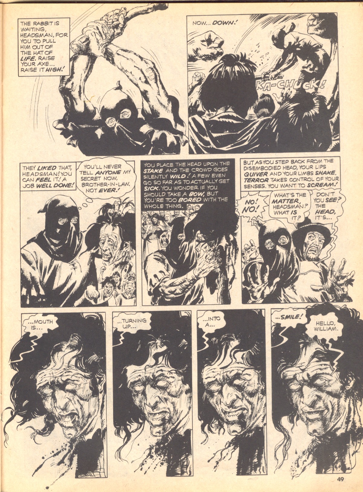 Read online Creepy (1964) comic -  Issue #66 - 49