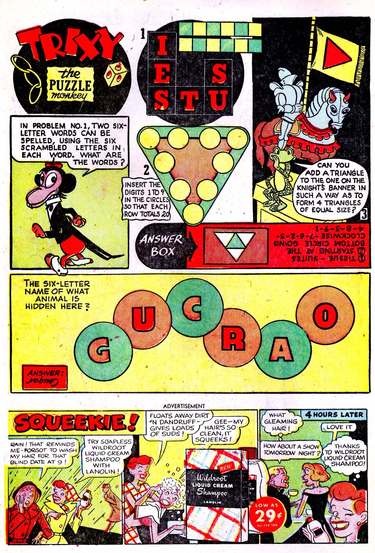 Read online Comic Cavalcade comic -  Issue #48 - 12