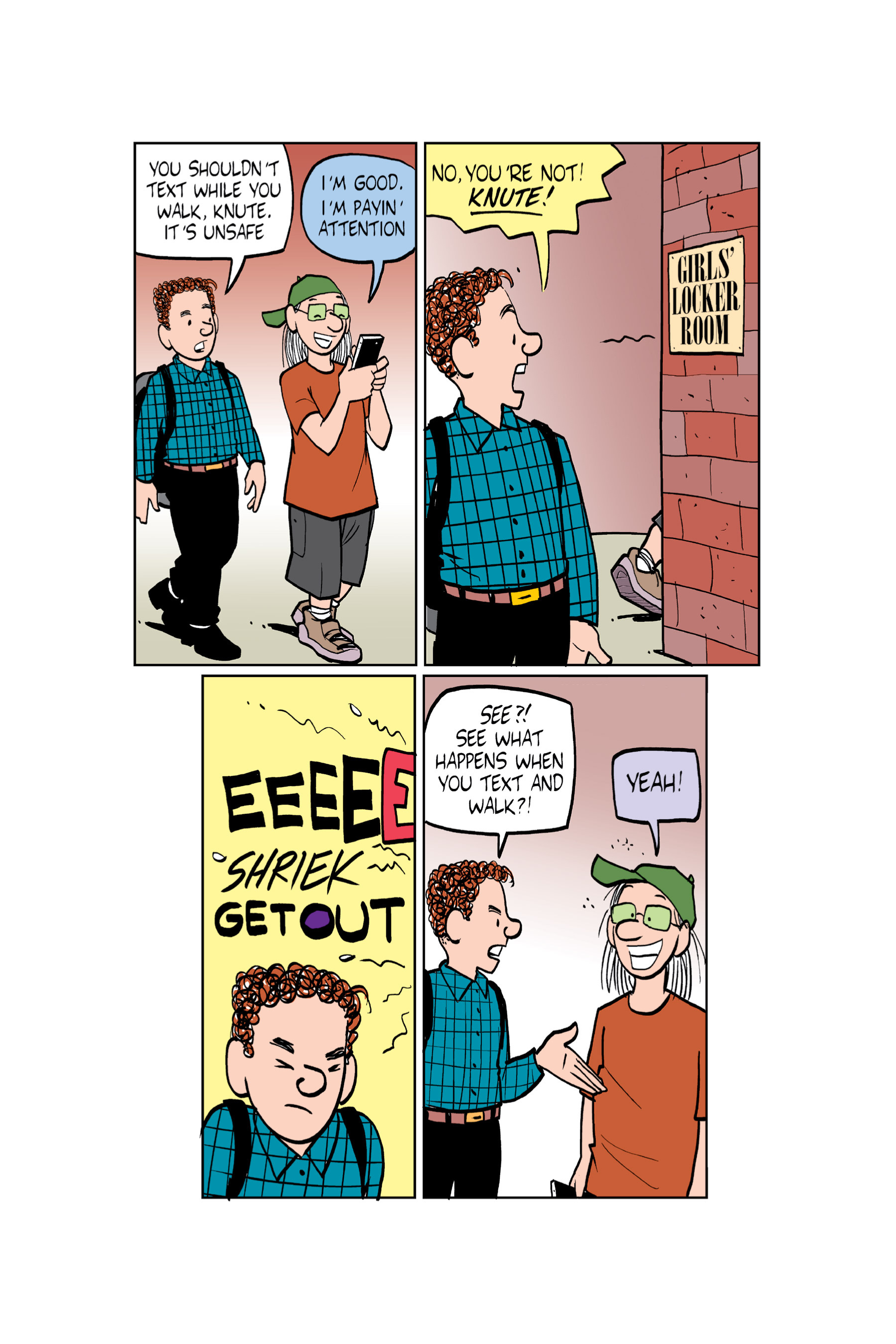 Read online Luann: Stress   Hormones = High School comic -  Issue # TPB - 13