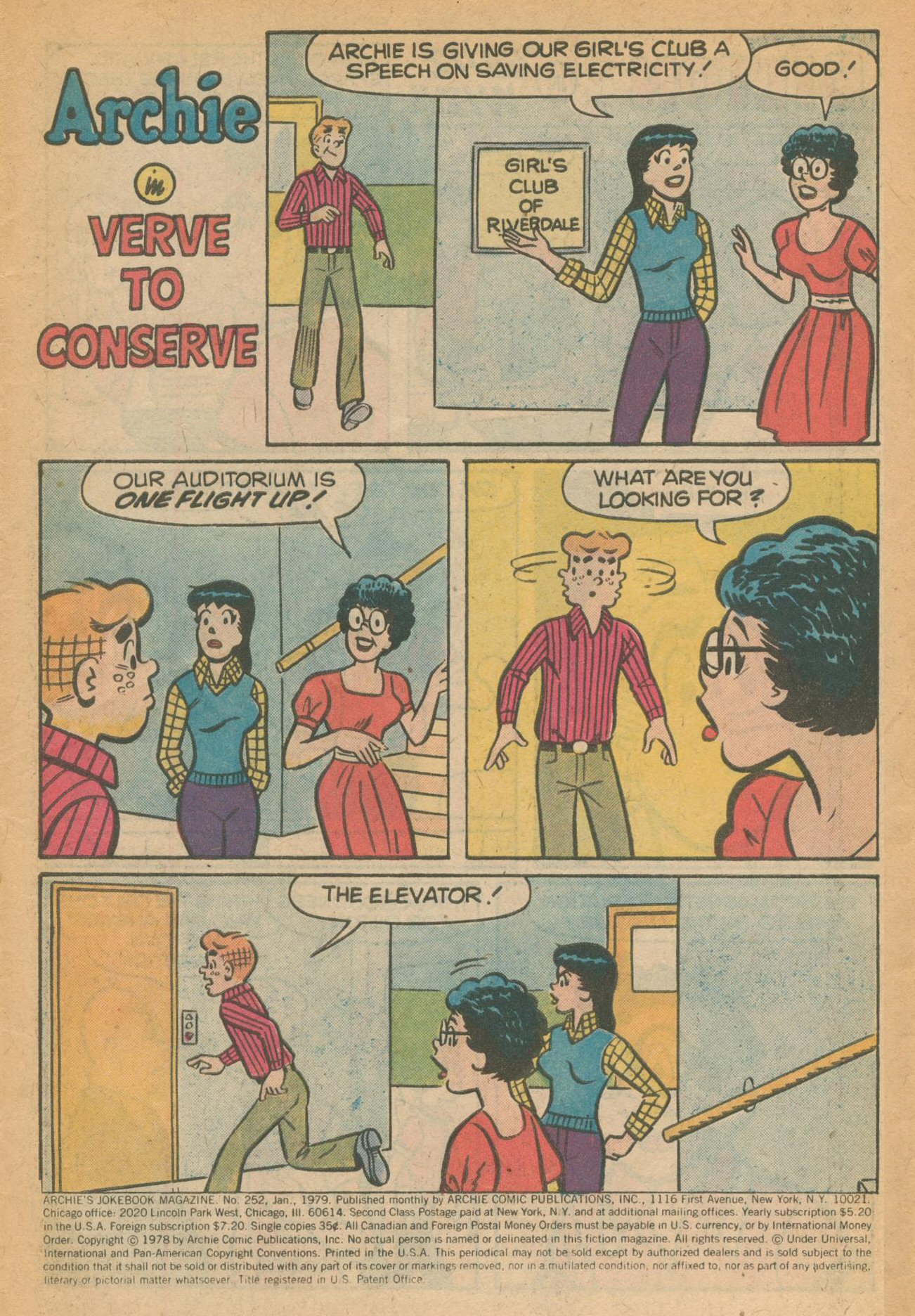 Read online Archie's Joke Book Magazine comic -  Issue #252 - 3