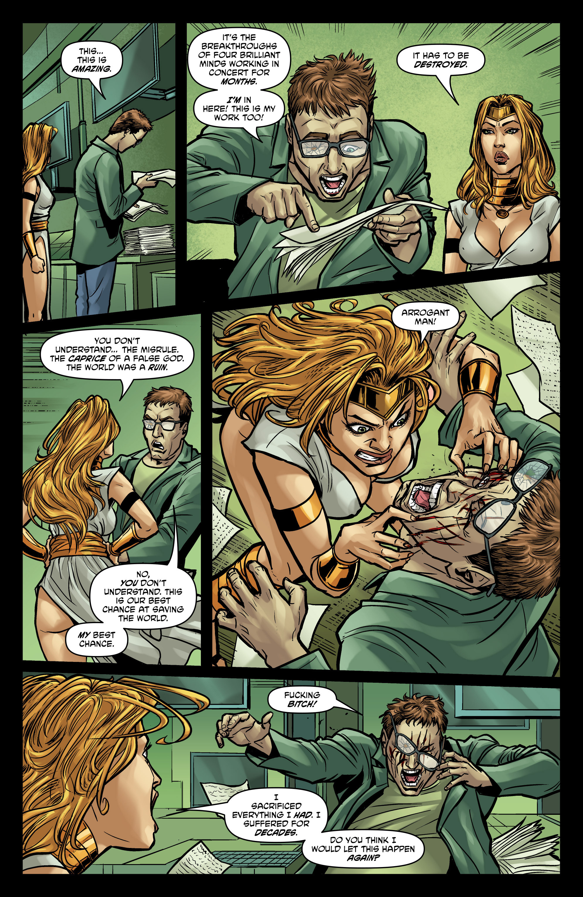 Read online God Is Dead comic -  Issue #34 - 17