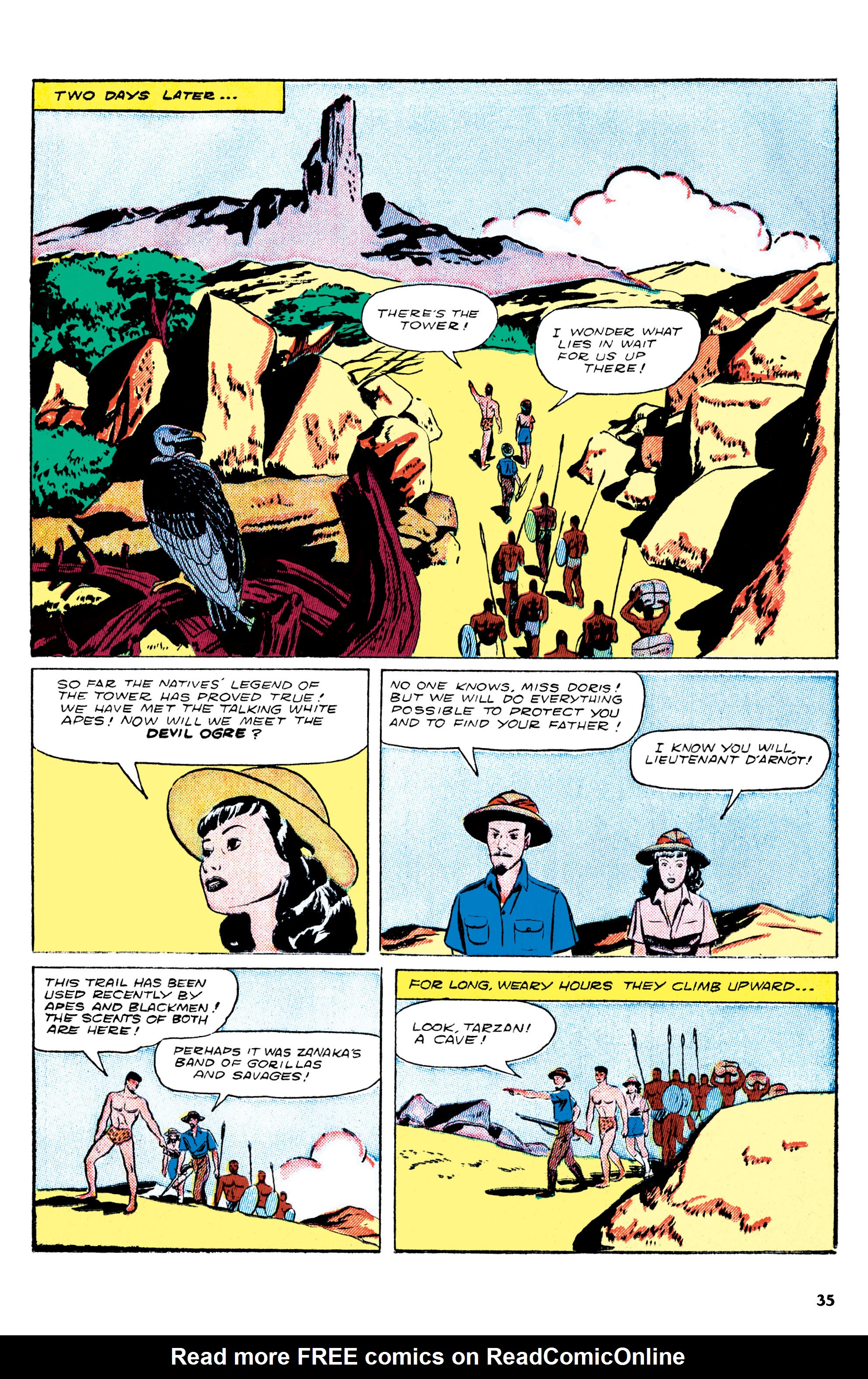 Read online Edgar Rice Burroughs Tarzan: The Jesse Marsh Years Omnibus comic -  Issue # TPB (Part 1) - 36