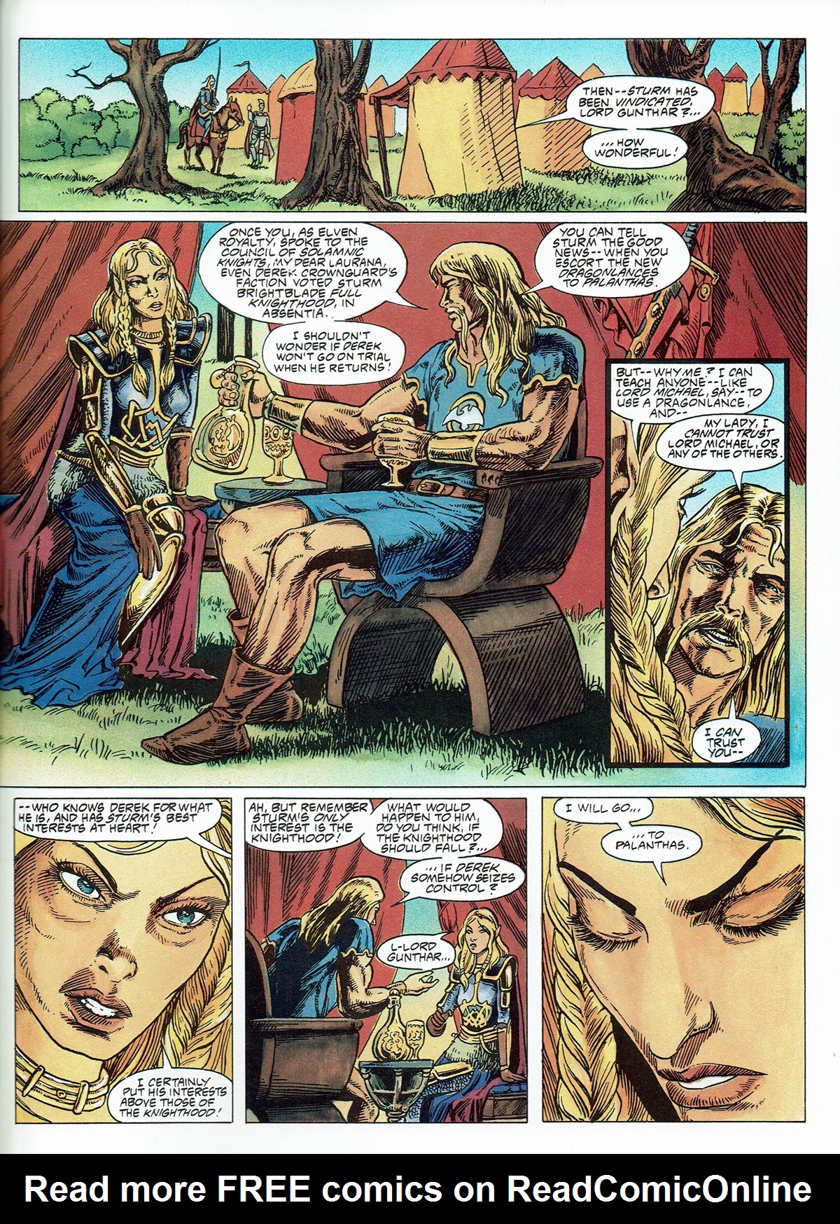 Read online Dragonlance Saga comic -  Issue #5 - 33