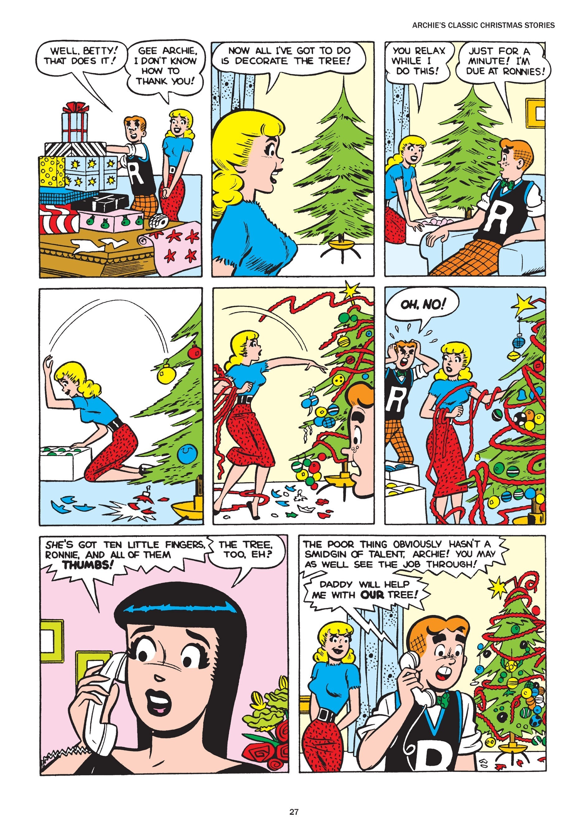 Read online Archie's Classic Christmas Stories comic -  Issue # TPB - 28