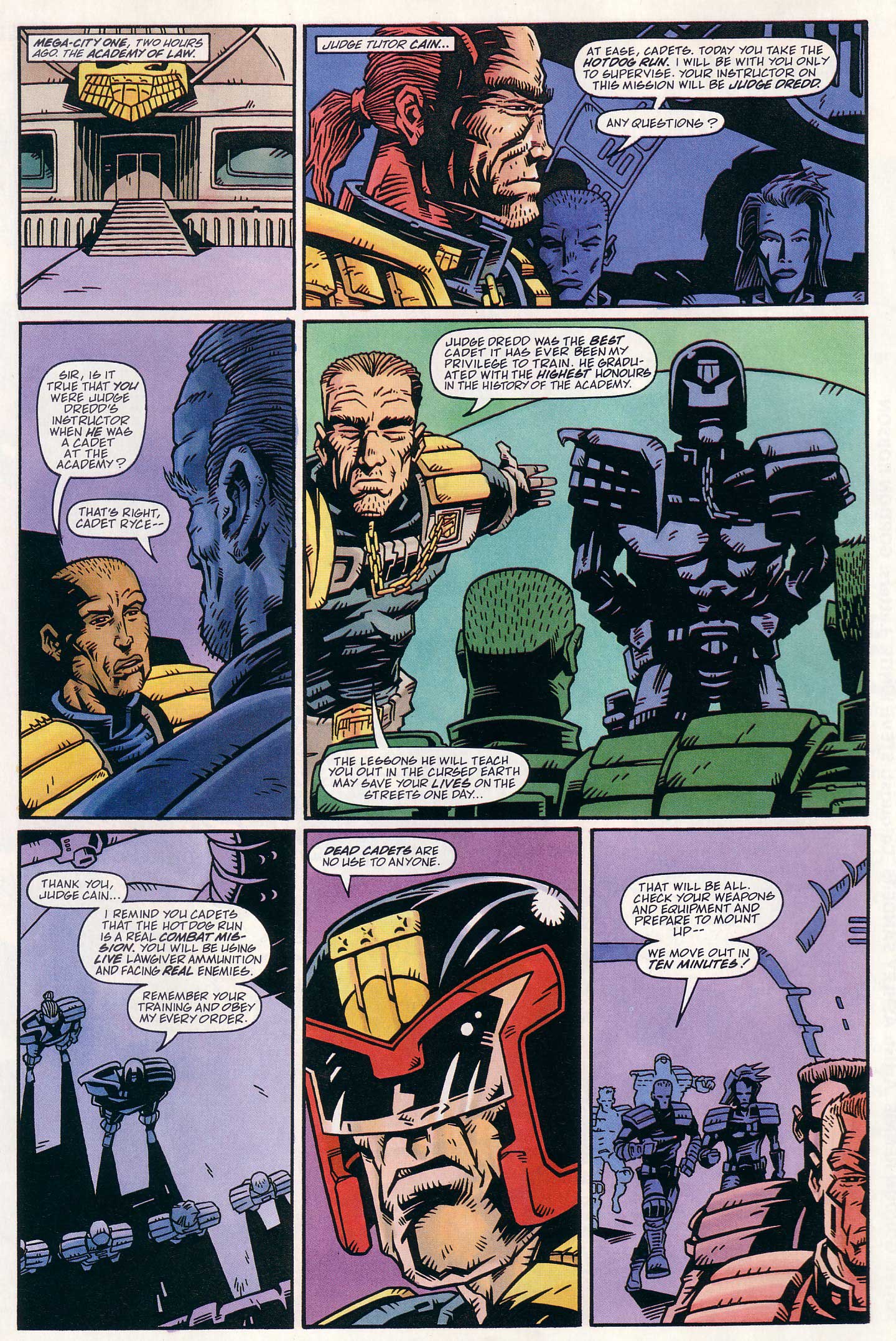 Read online Judge Dredd Lawman of the Future comic -  Issue #20 - 4