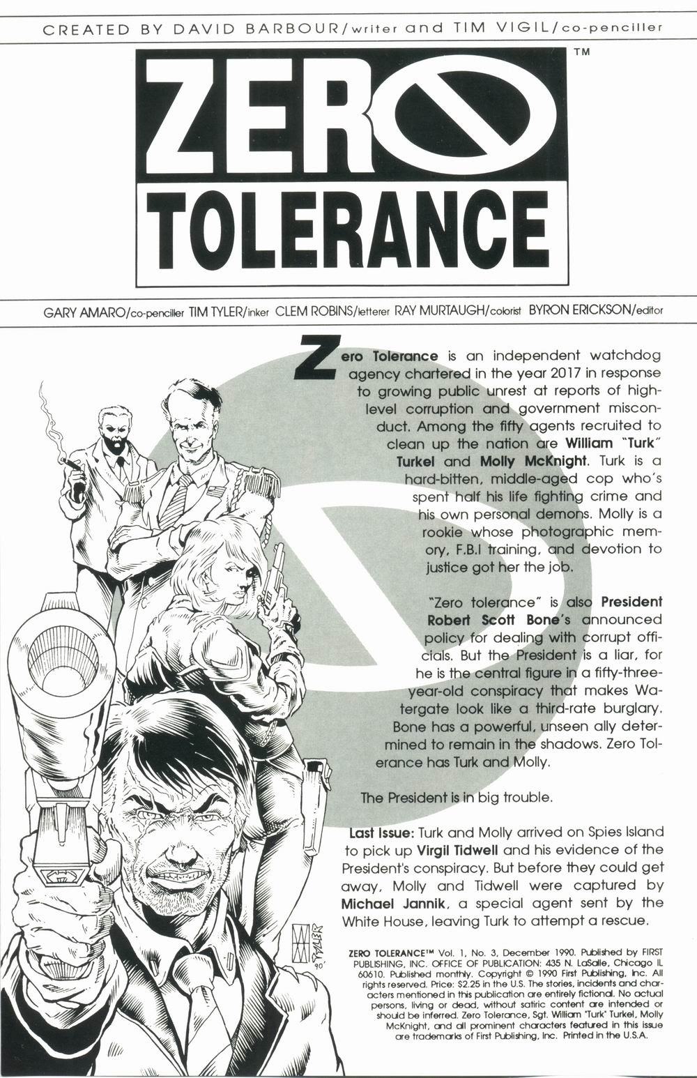 Read online Zero Tolerance comic -  Issue #3 - 2