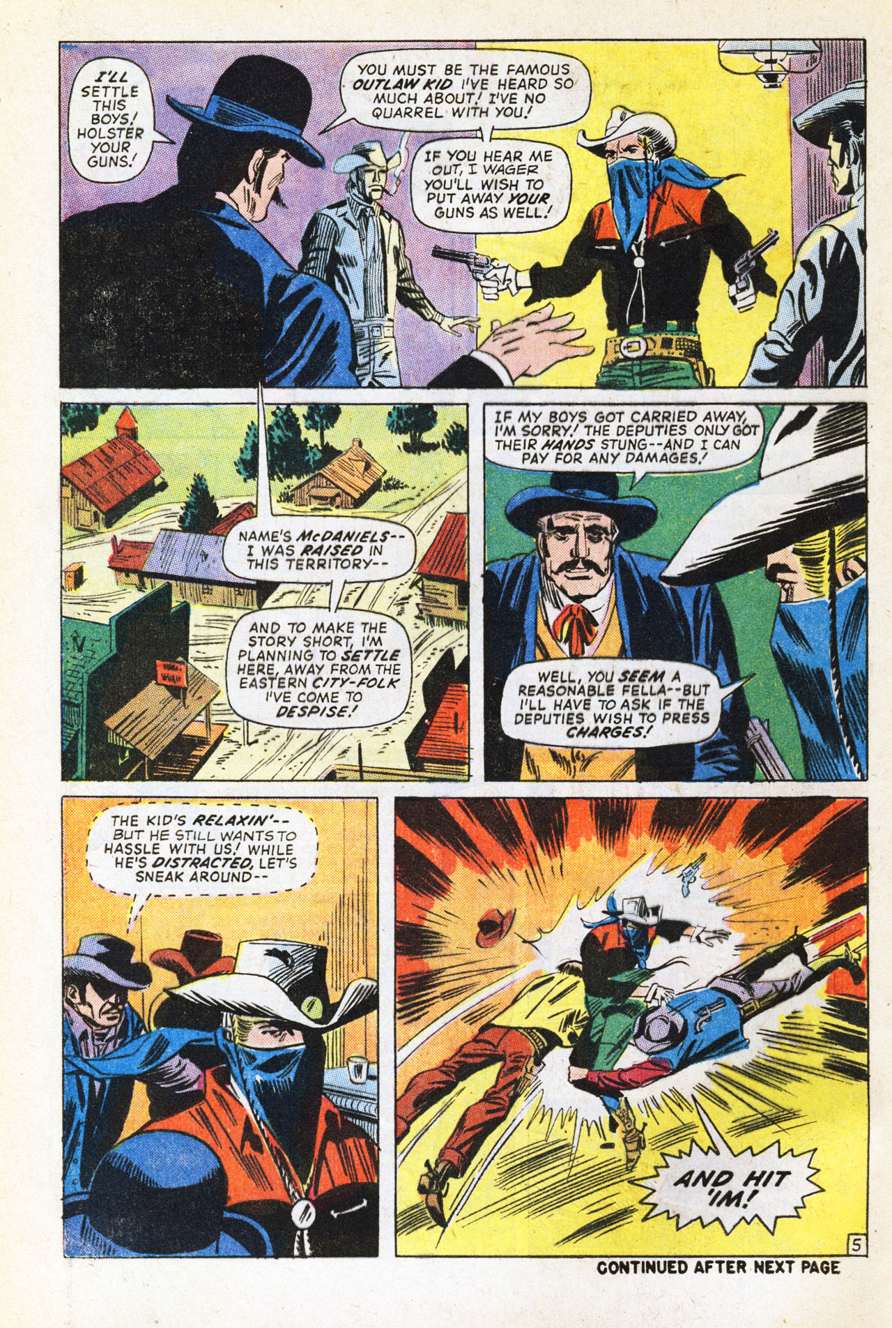 Read online The Outlaw Kid (1970) comic -  Issue #10 - 8