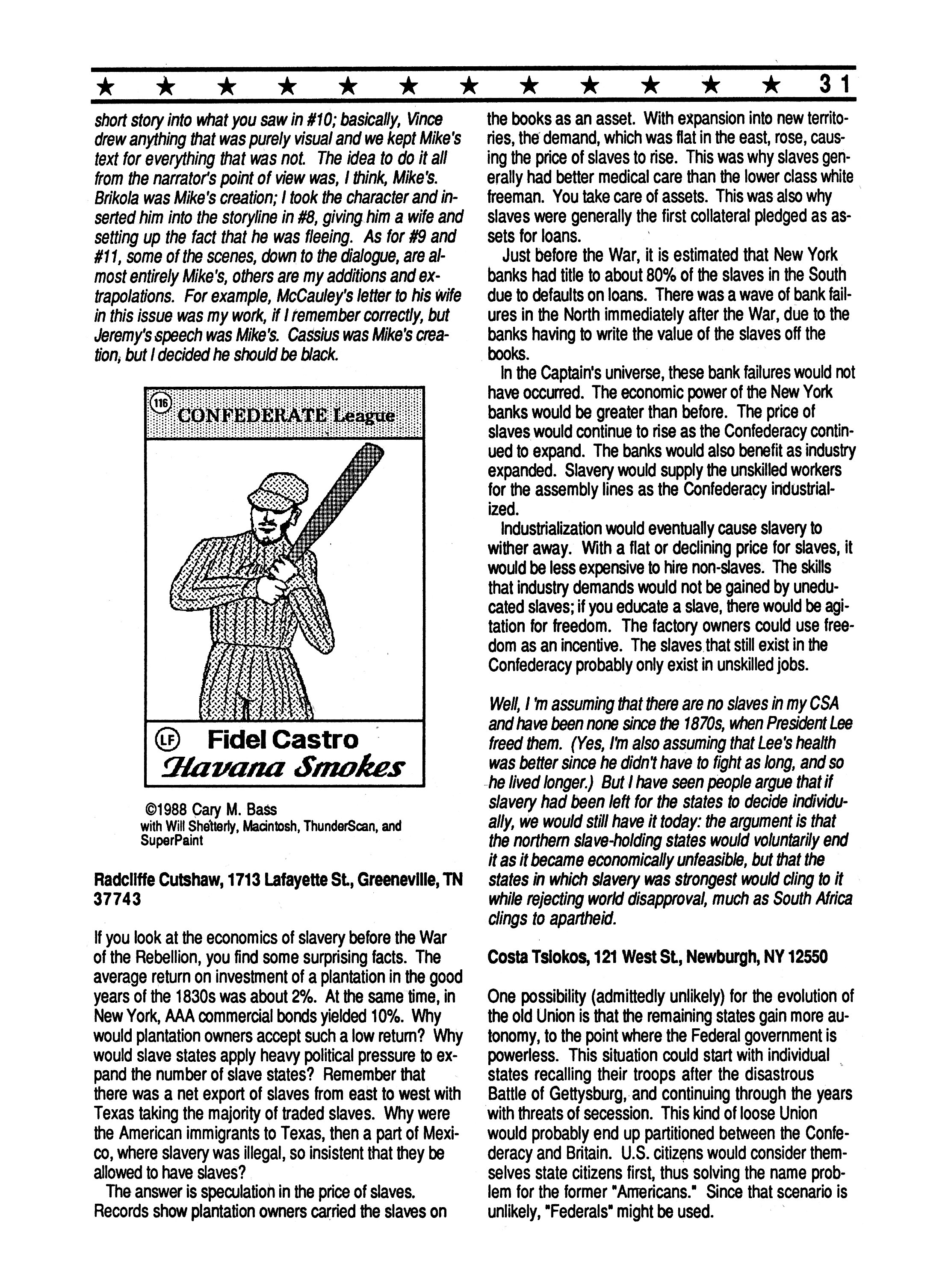 Read online Captain Confederacy (1986) comic -  Issue #11 - 33