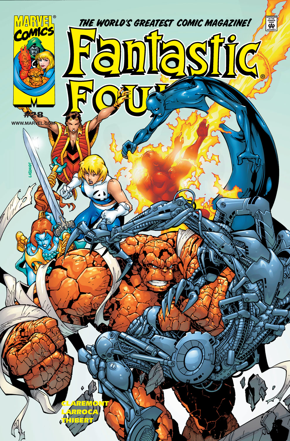 Read online Fantastic Four (1998) comic -  Issue #28 - 1